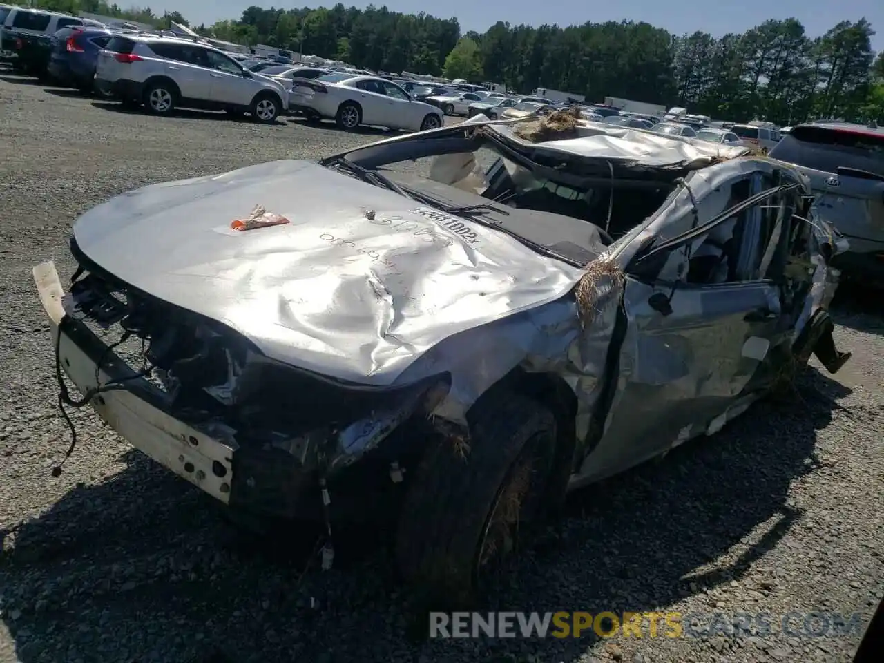 2 Photograph of a damaged car 4T1G11AK9LU312859 TOYOTA CAMRY 2020