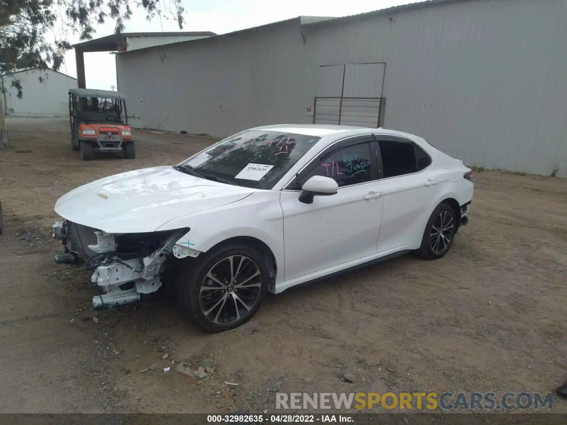 2 Photograph of a damaged car 4T1G11AK9LU314546 TOYOTA CAMRY 2020