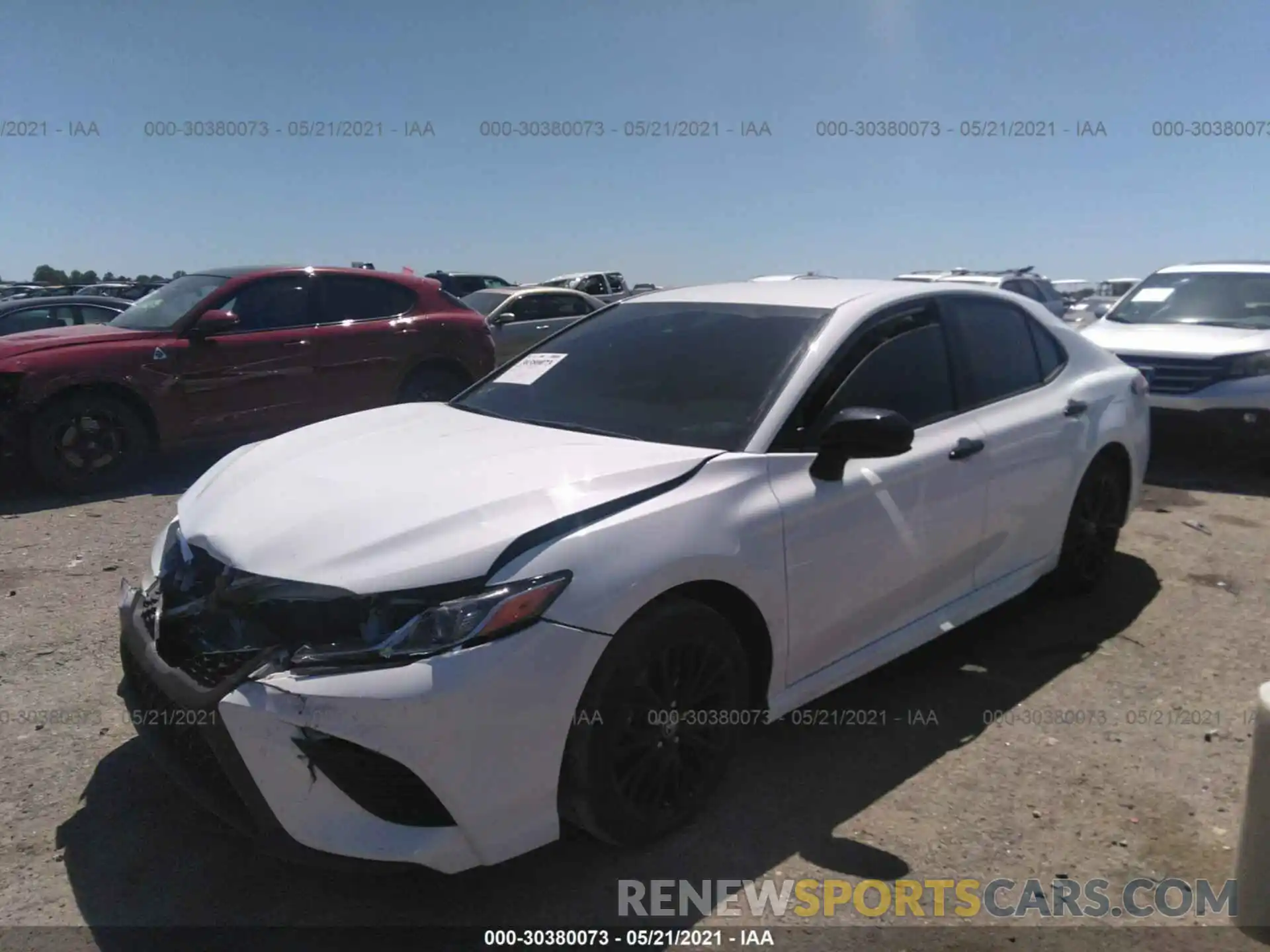 2 Photograph of a damaged car 4T1G11AK9LU329838 TOYOTA CAMRY 2020