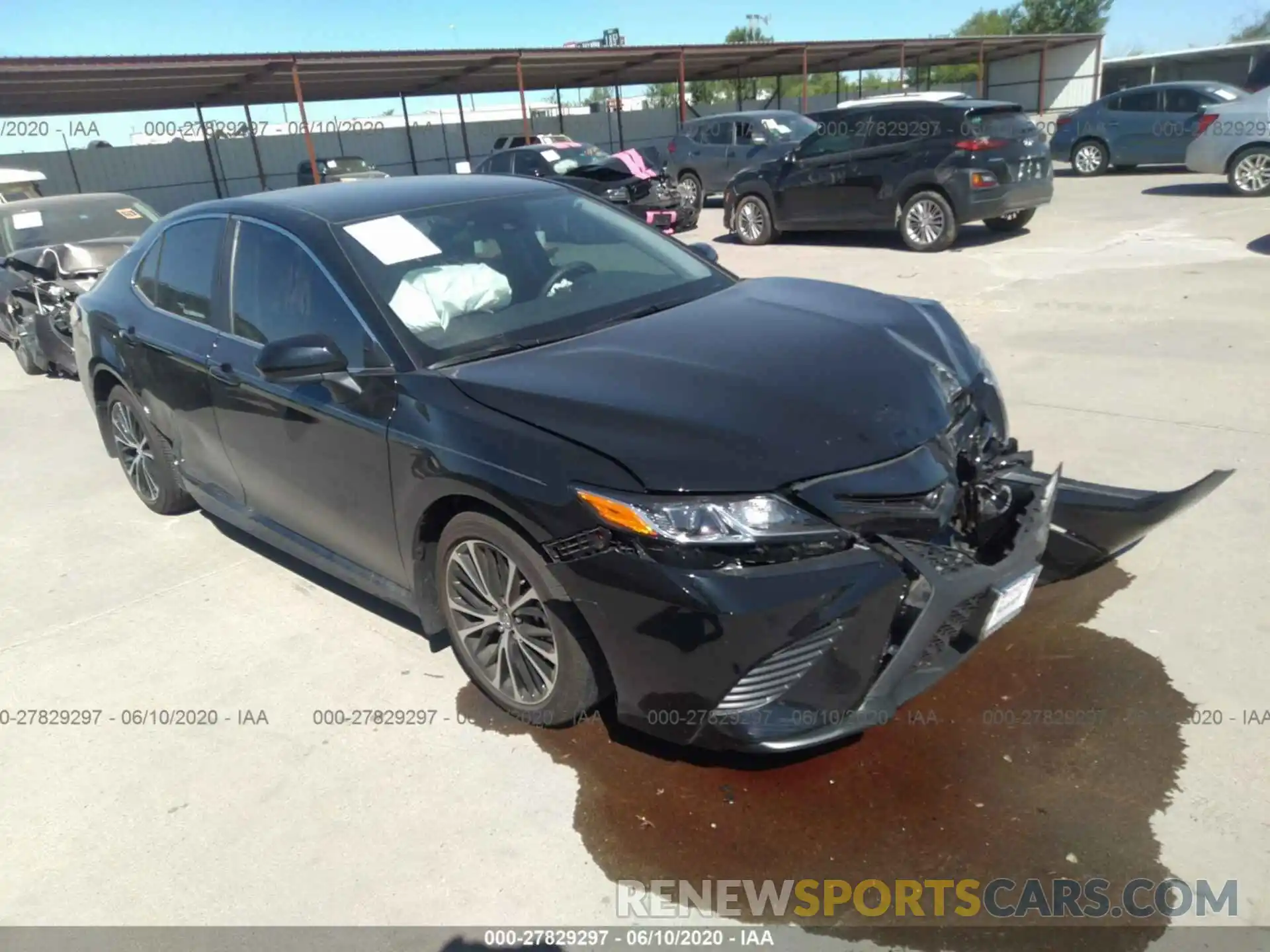 1 Photograph of a damaged car 4T1G11AK9LU334571 TOYOTA CAMRY 2020