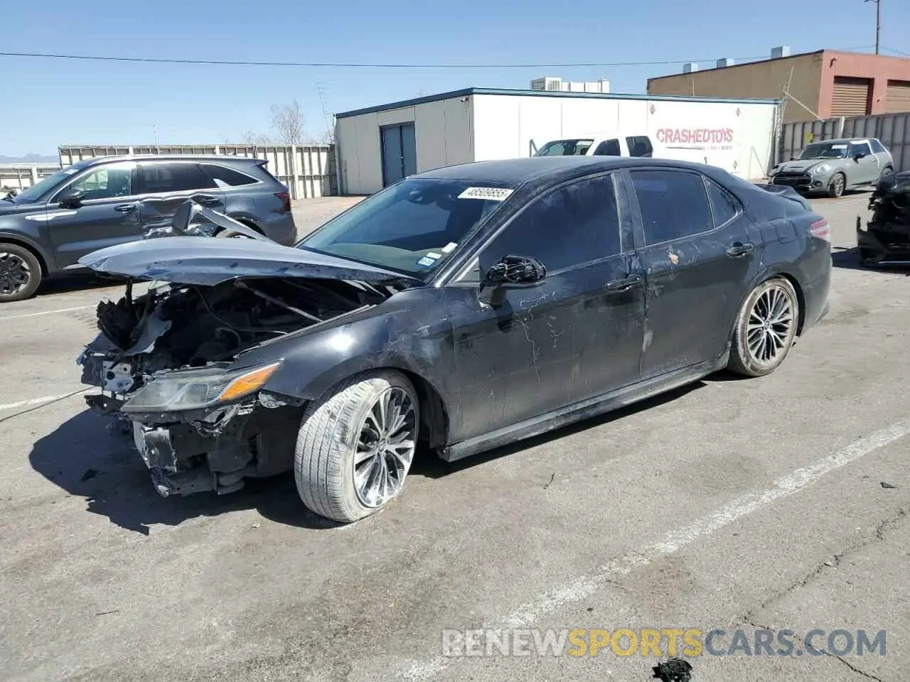1 Photograph of a damaged car 4T1G11AK9LU340337 TOYOTA CAMRY 2020