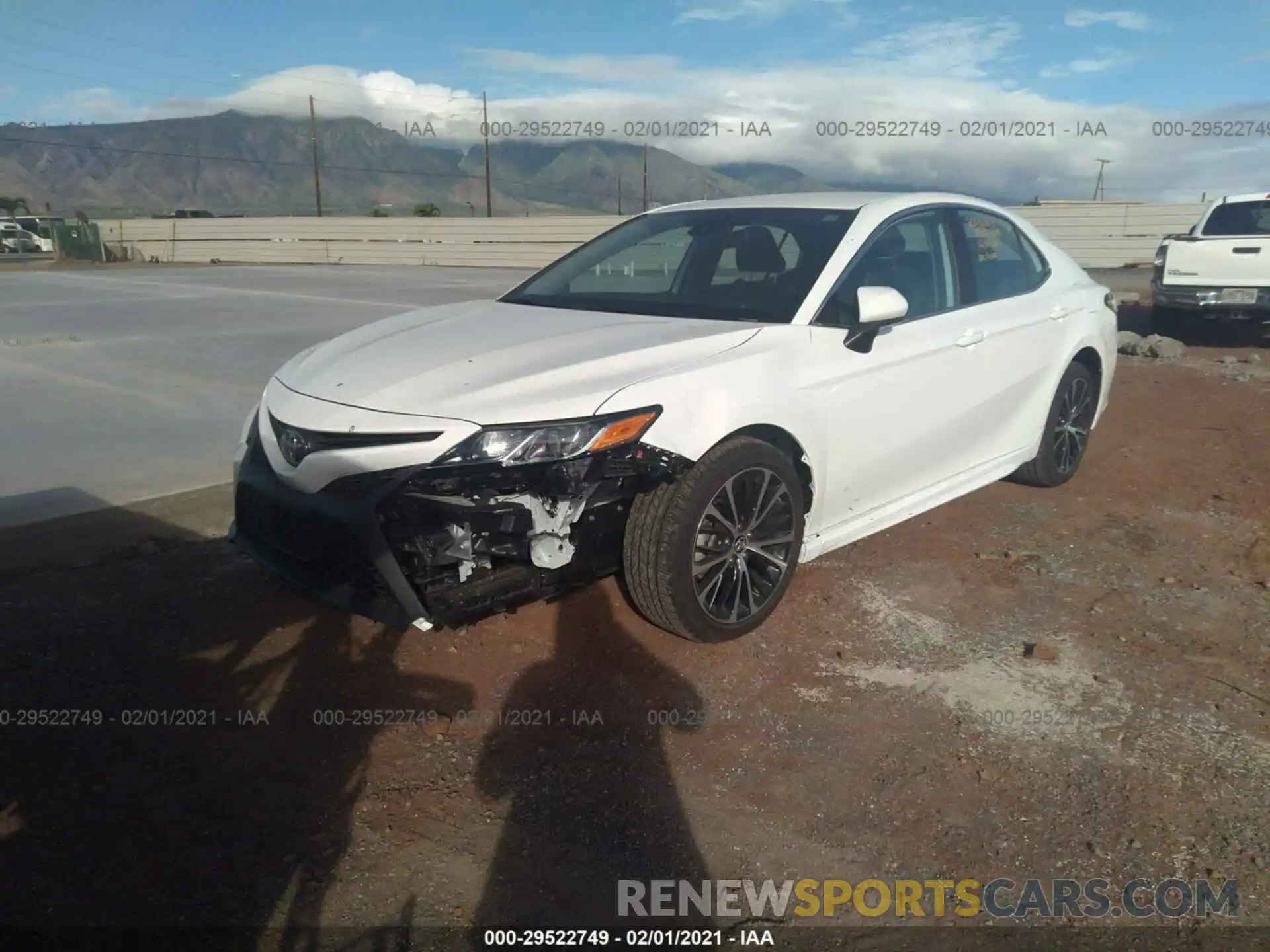 2 Photograph of a damaged car 4T1G11AK9LU352021 TOYOTA CAMRY 2020