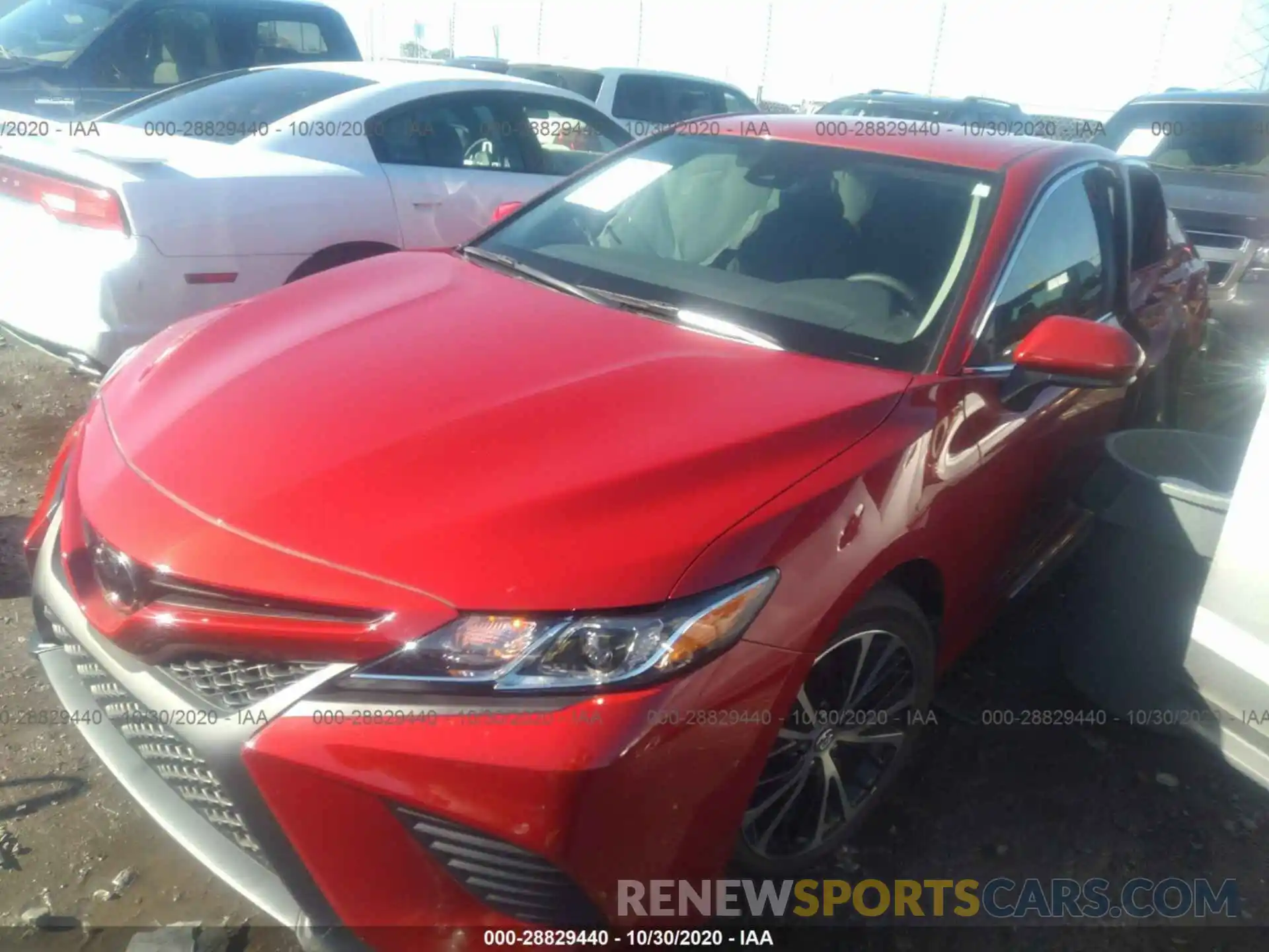 2 Photograph of a damaged car 4T1G11AK9LU352844 TOYOTA CAMRY 2020