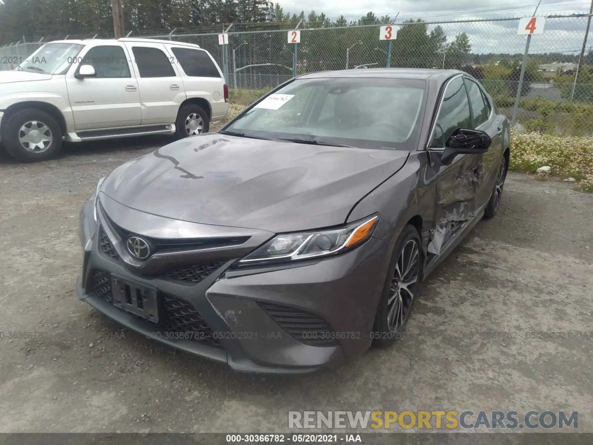 2 Photograph of a damaged car 4T1G11AK9LU355923 TOYOTA CAMRY 2020