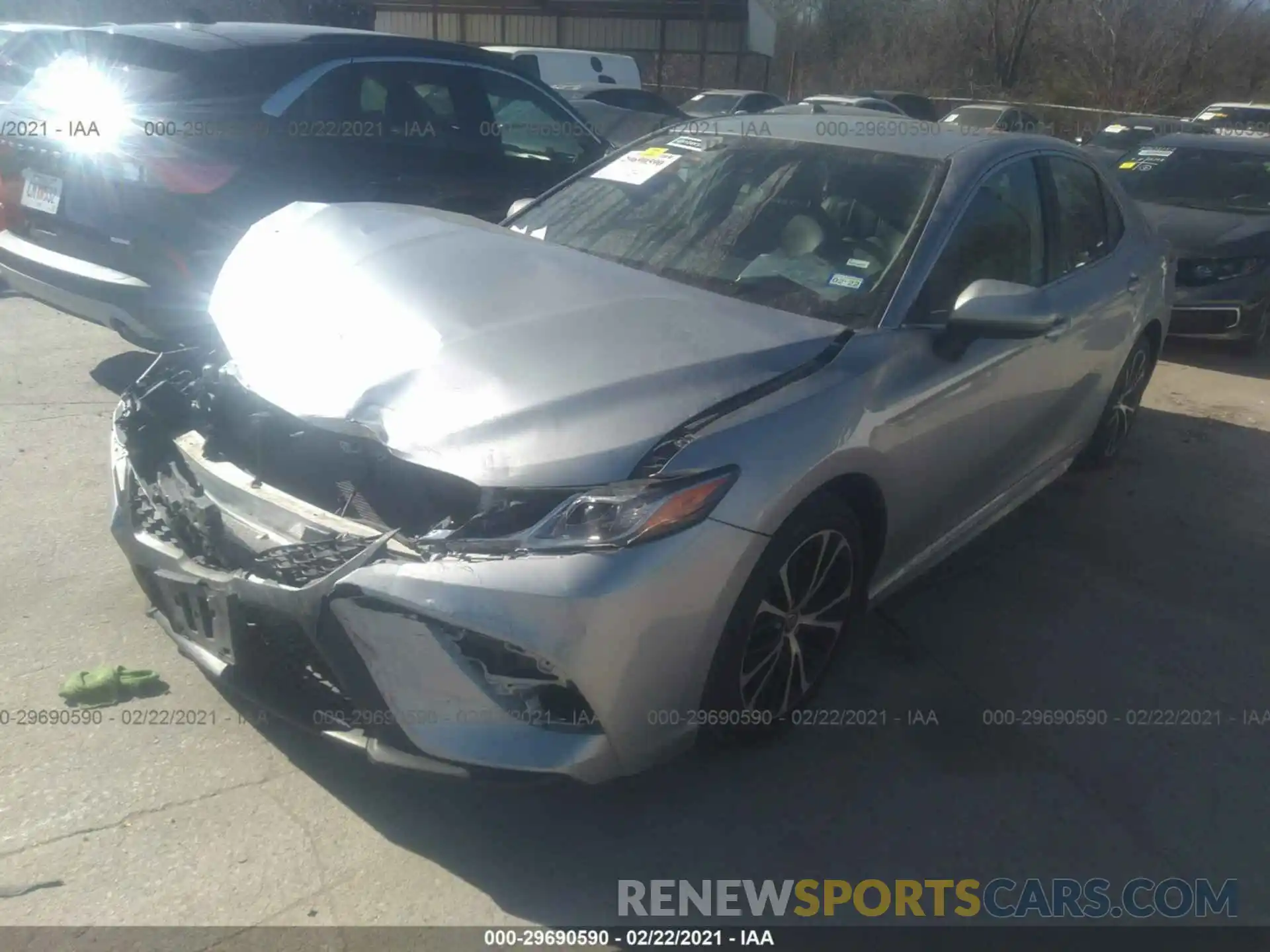 2 Photograph of a damaged car 4T1G11AK9LU356540 TOYOTA CAMRY 2020