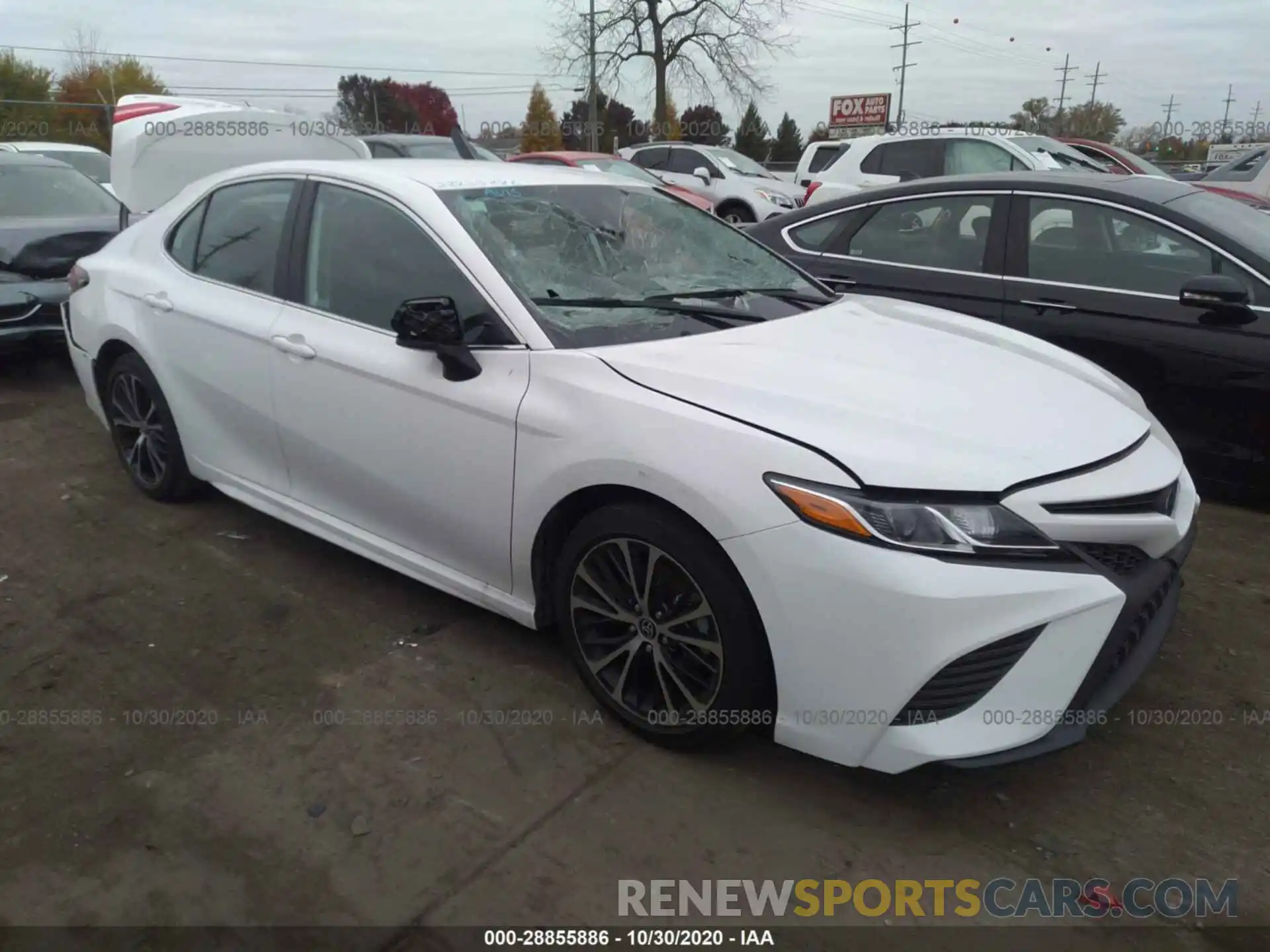 1 Photograph of a damaged car 4T1G11AK9LU357834 TOYOTA CAMRY 2020