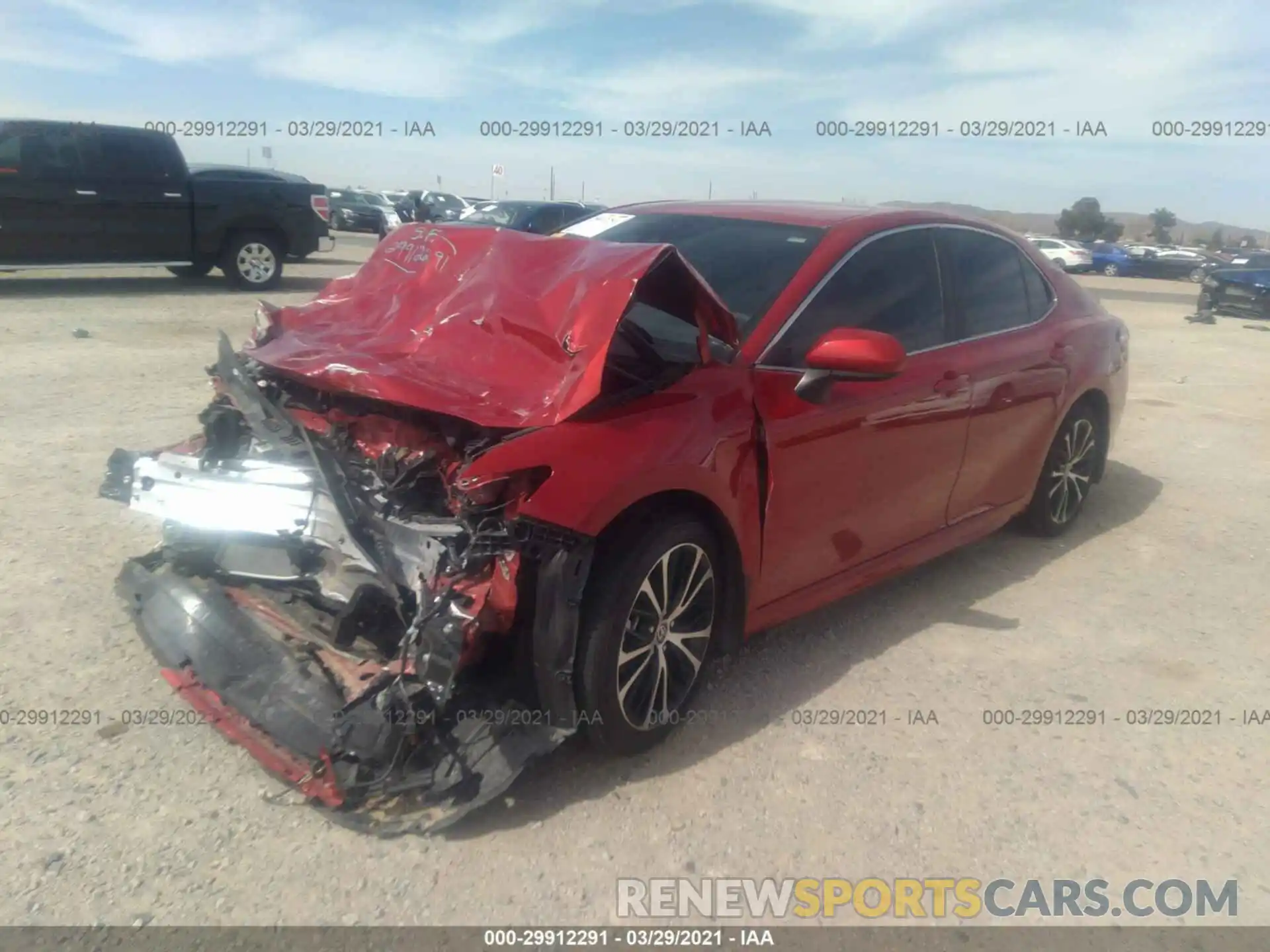 2 Photograph of a damaged car 4T1G11AK9LU362614 TOYOTA CAMRY 2020