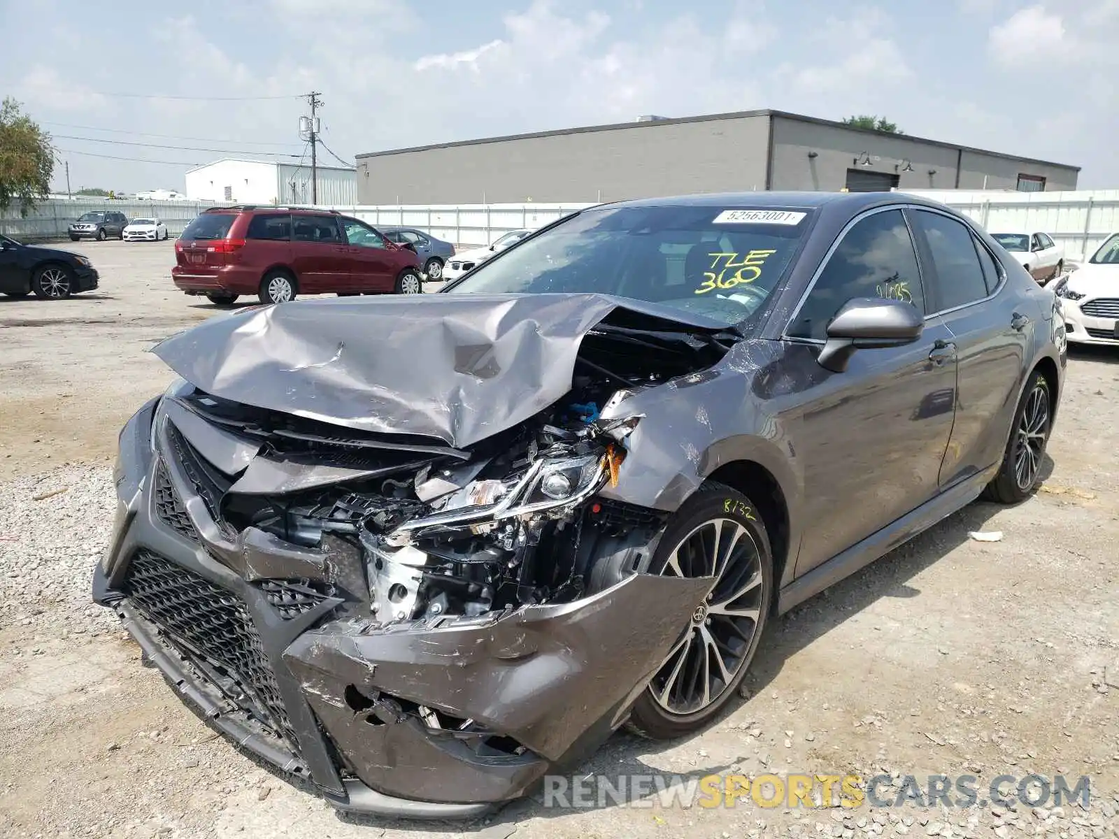 2 Photograph of a damaged car 4T1G11AK9LU378389 TOYOTA CAMRY 2020