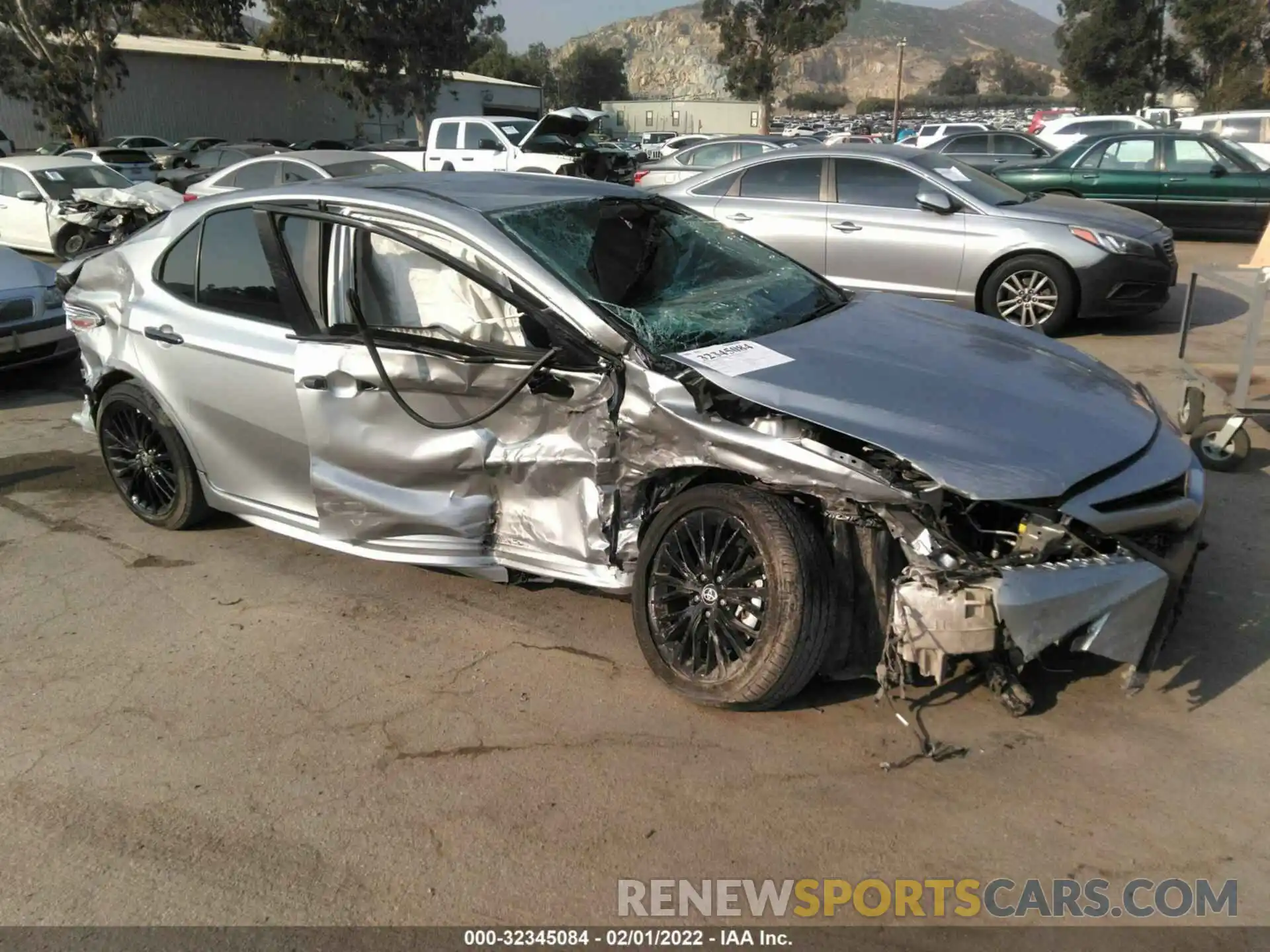 1 Photograph of a damaged car 4T1G11AK9LU382507 TOYOTA CAMRY 2020