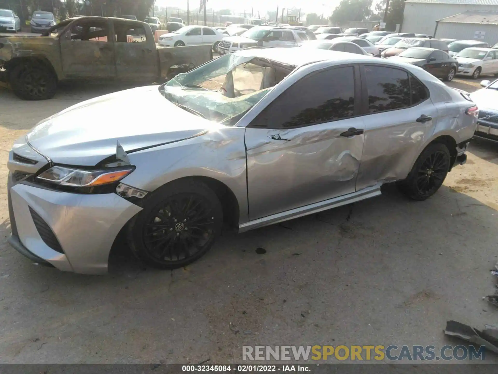 2 Photograph of a damaged car 4T1G11AK9LU382507 TOYOTA CAMRY 2020