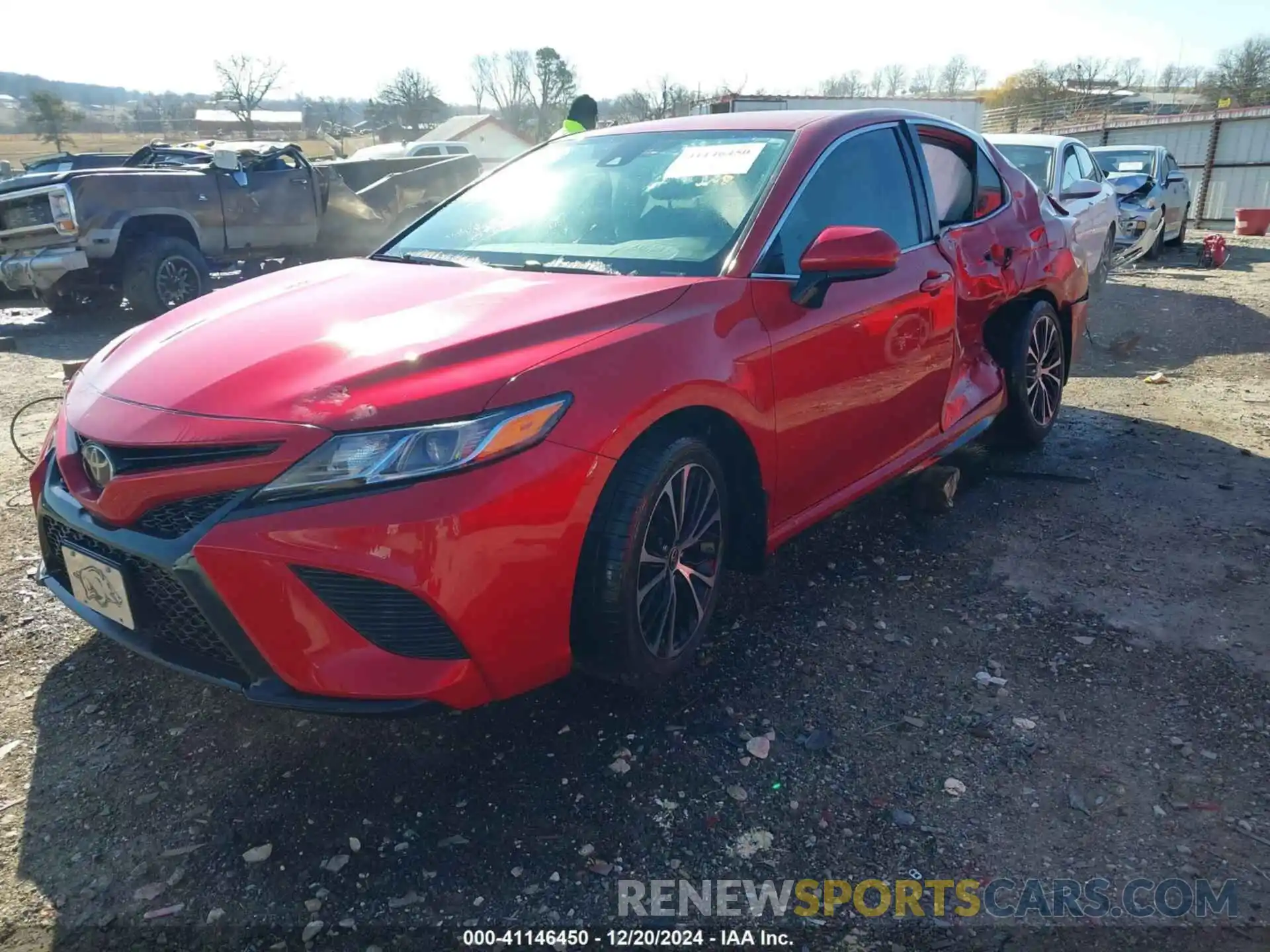 2 Photograph of a damaged car 4T1G11AK9LU385715 TOYOTA CAMRY 2020