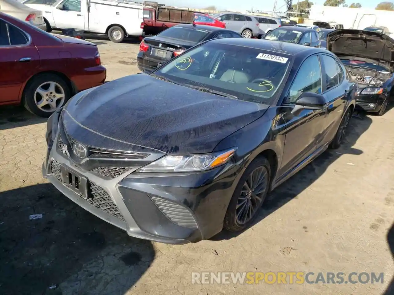 2 Photograph of a damaged car 4T1G11AK9LU390932 TOYOTA CAMRY 2020