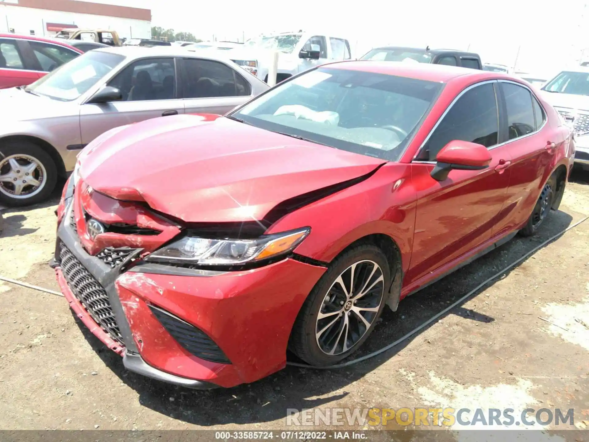 2 Photograph of a damaged car 4T1G11AK9LU394723 TOYOTA CAMRY 2020