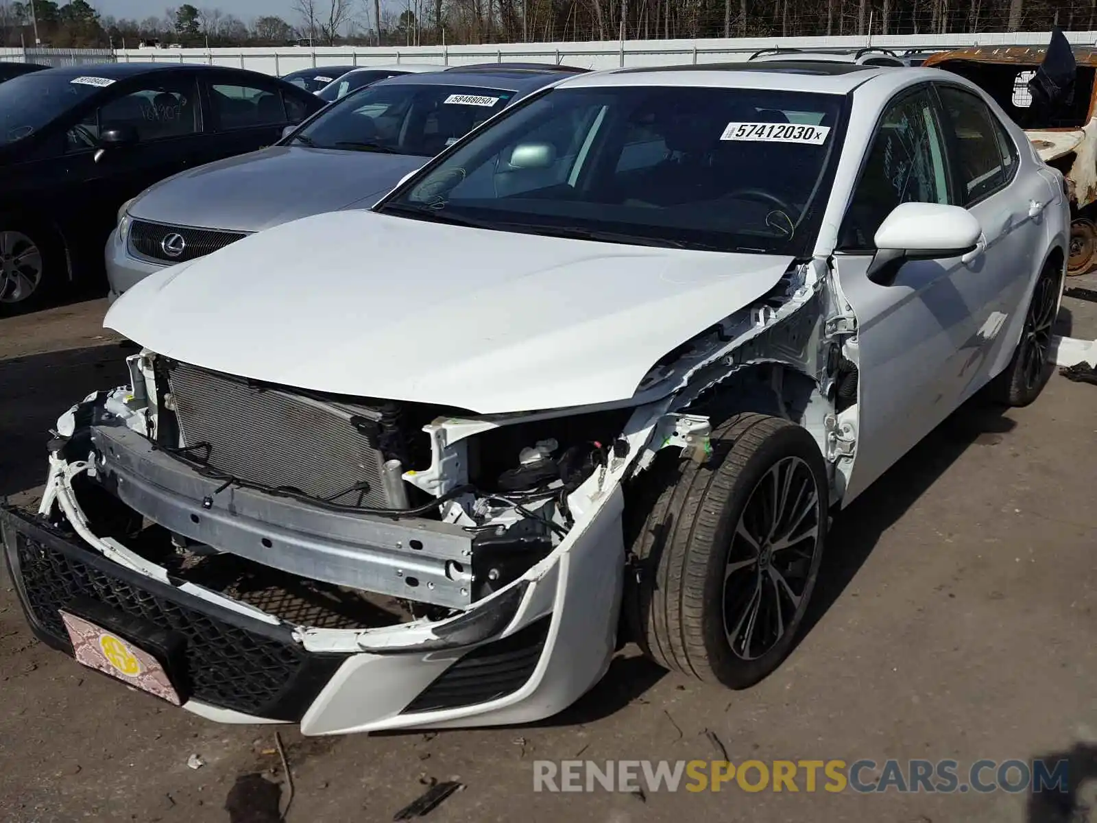 2 Photograph of a damaged car 4T1G11AK9LU863647 TOYOTA CAMRY 2020