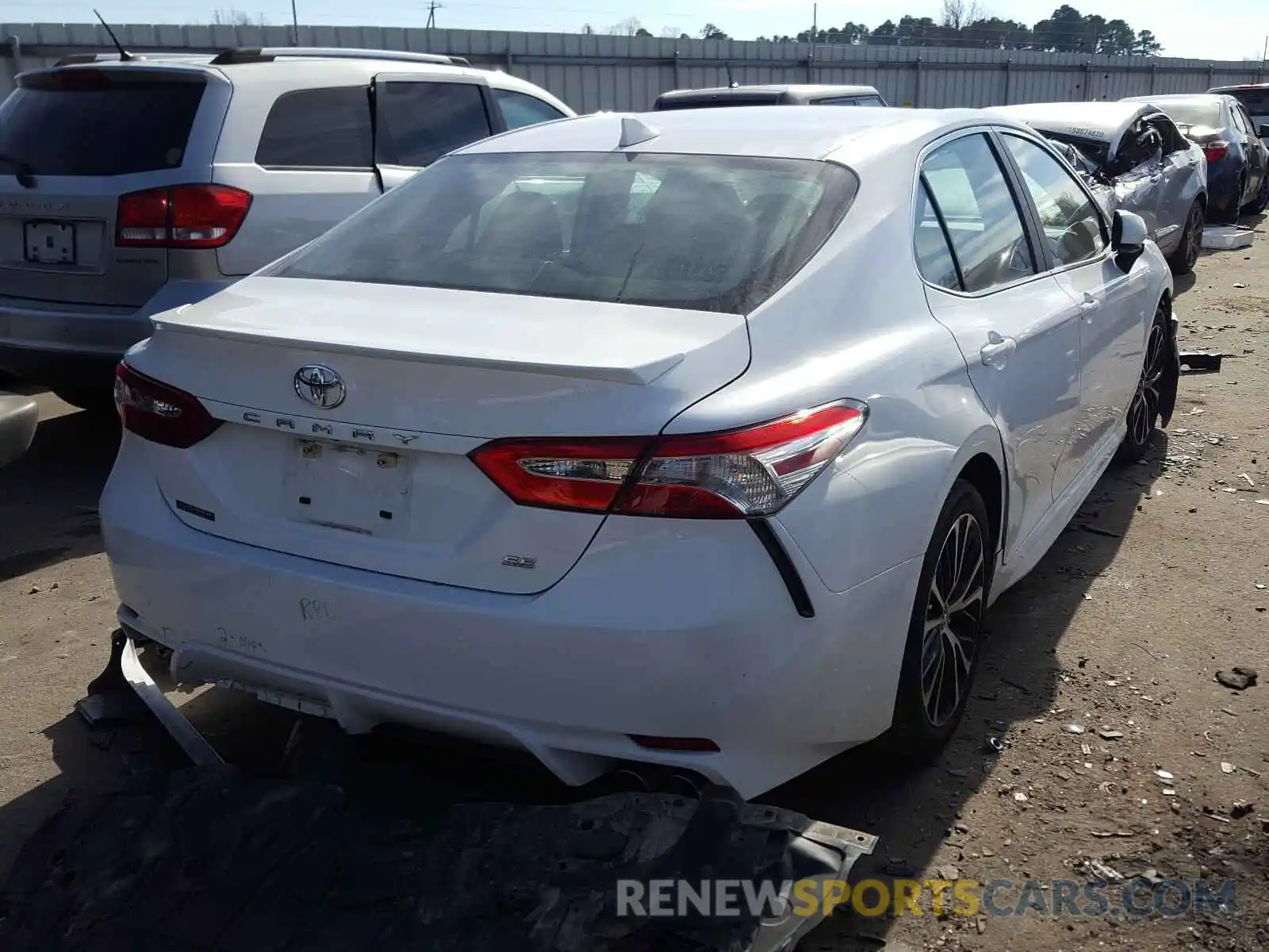 4 Photograph of a damaged car 4T1G11AK9LU863647 TOYOTA CAMRY 2020