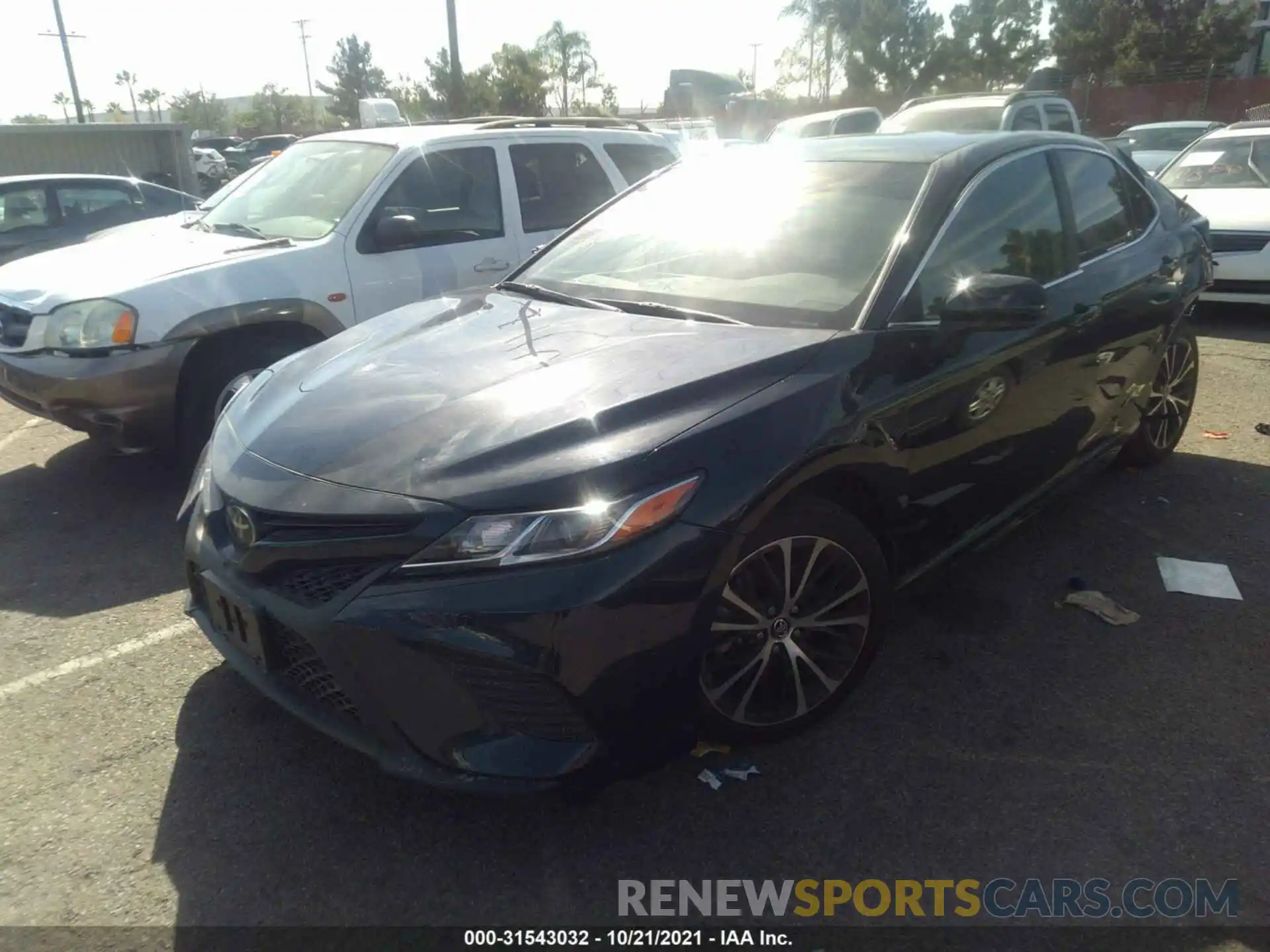 2 Photograph of a damaged car 4T1G11AK9LU869299 TOYOTA CAMRY 2020