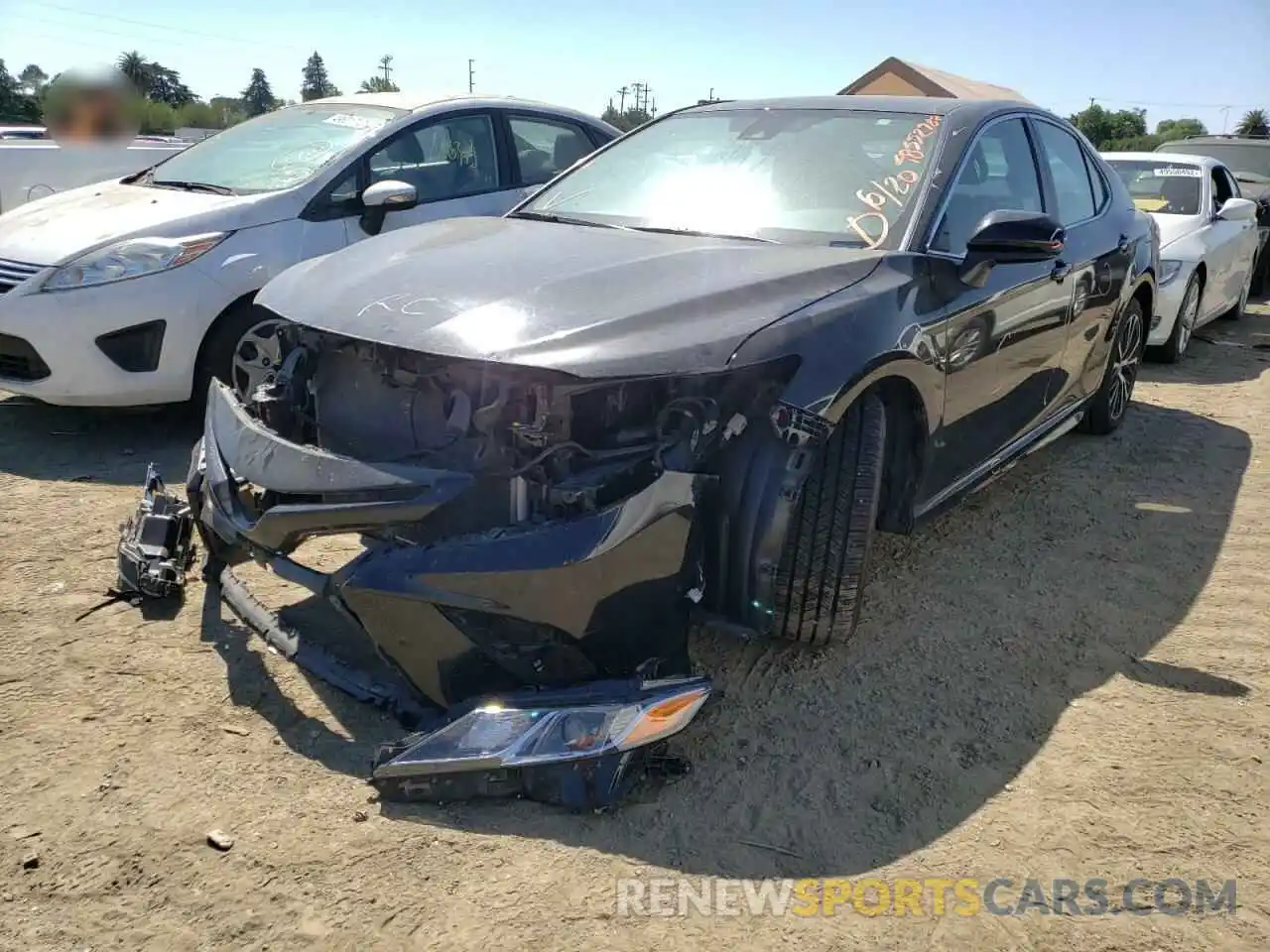 2 Photograph of a damaged car 4T1G11AK9LU871635 TOYOTA CAMRY 2020