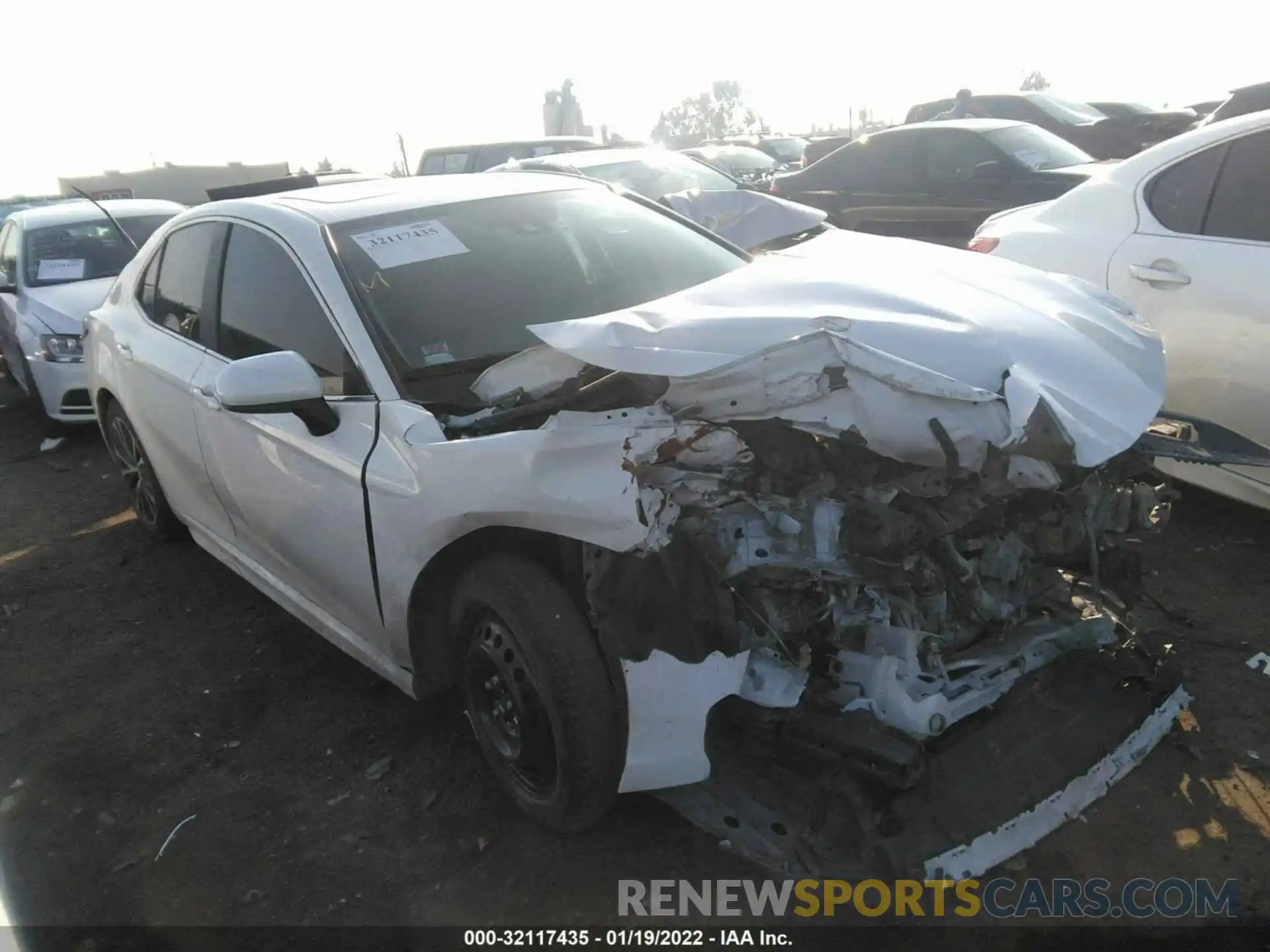 1 Photograph of a damaged car 4T1G11AK9LU876964 TOYOTA CAMRY 2020