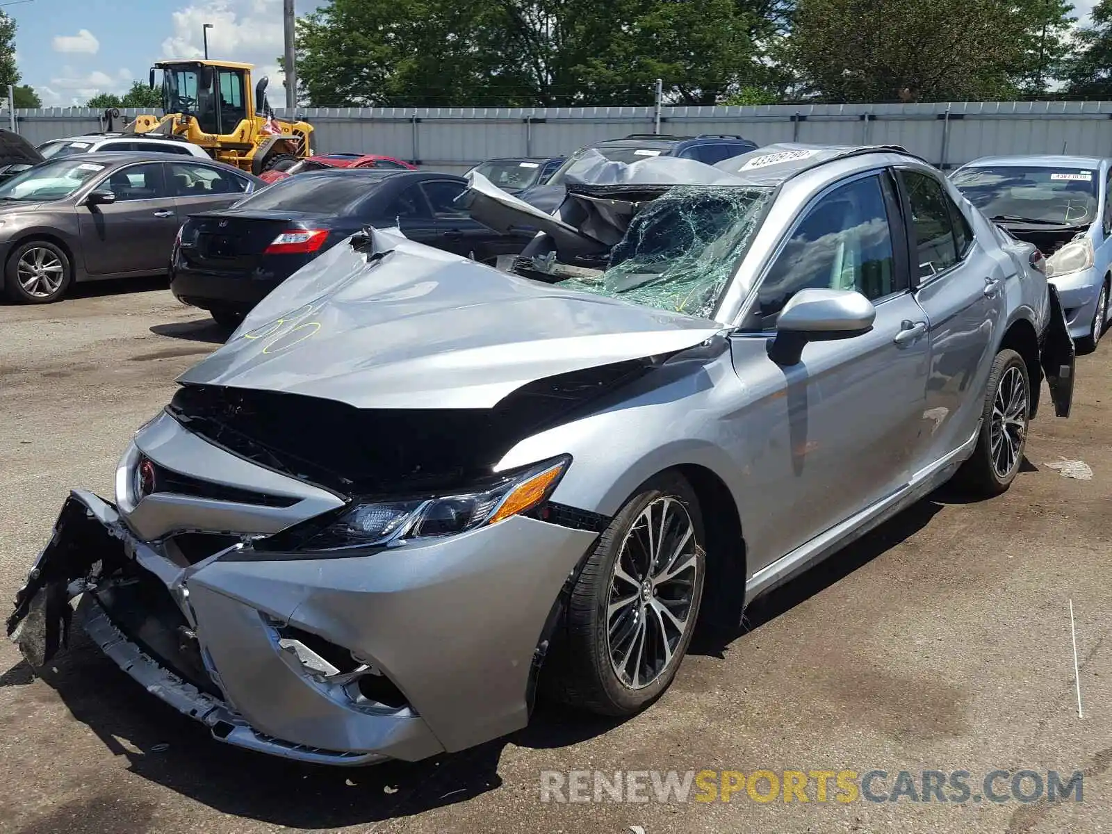 2 Photograph of a damaged car 4T1G11AK9LU888743 TOYOTA CAMRY 2020