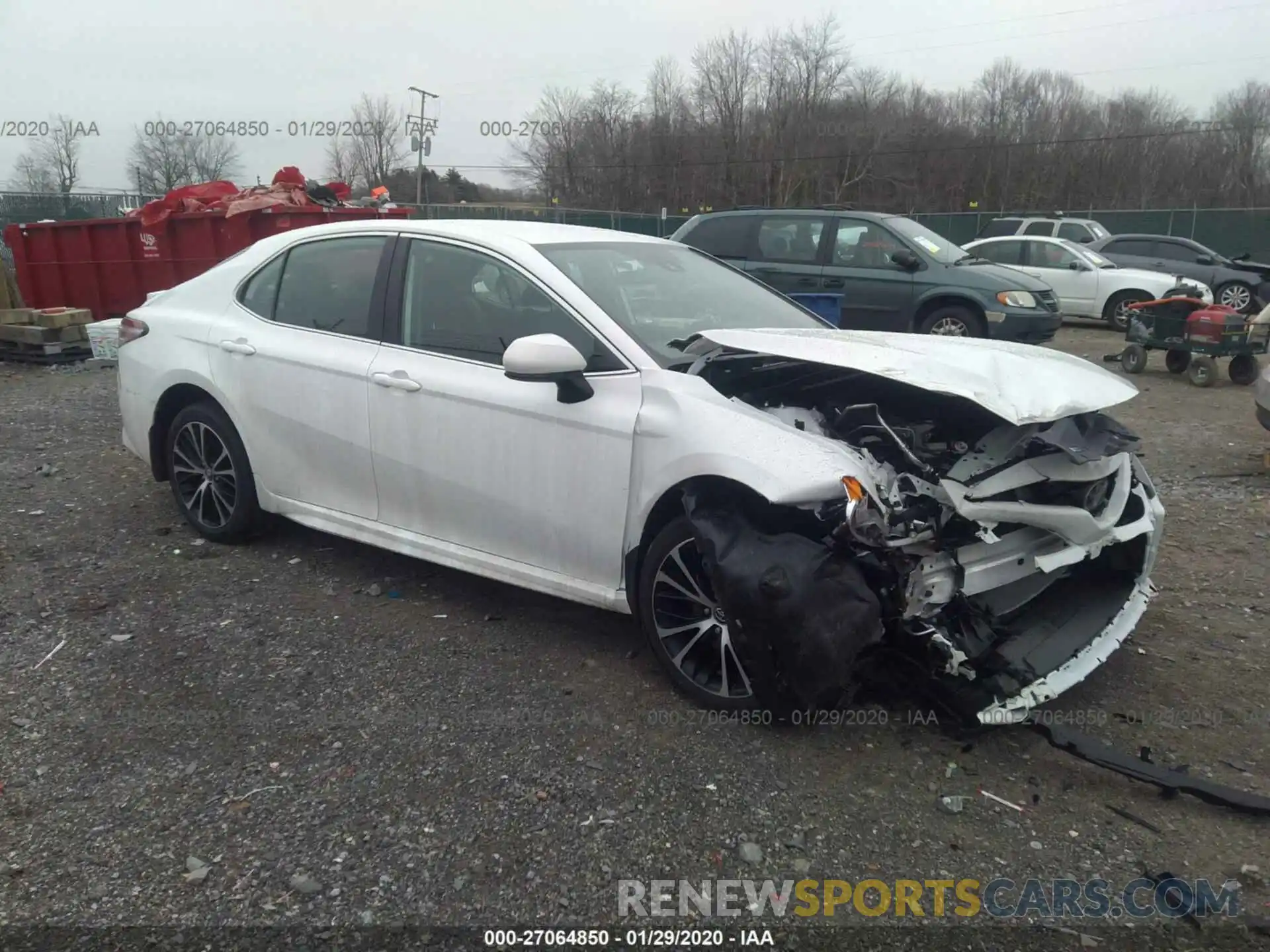 1 Photograph of a damaged car 4T1G11AK9LU889245 TOYOTA CAMRY 2020