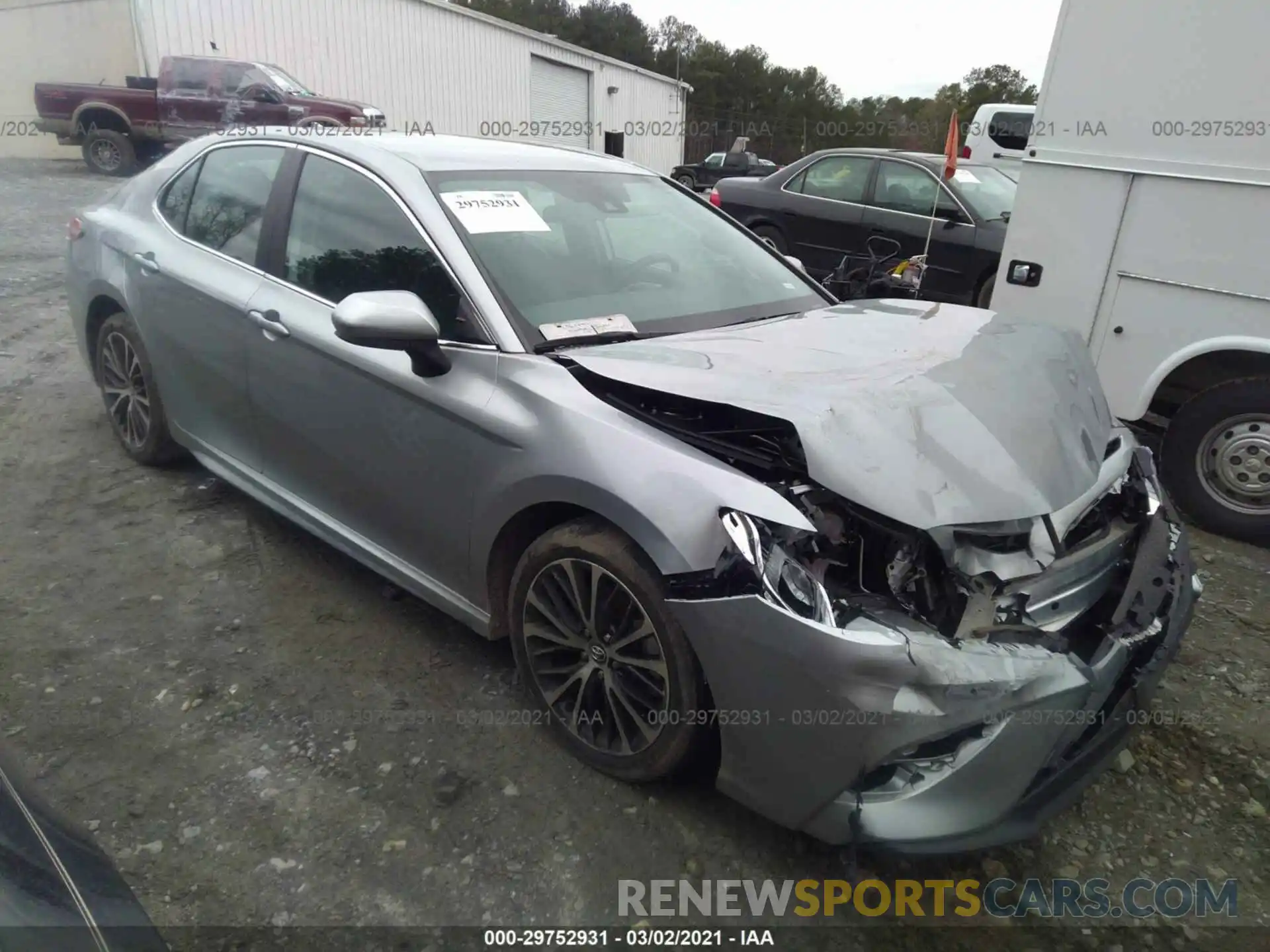 1 Photograph of a damaged car 4T1G11AK9LU890881 TOYOTA CAMRY 2020