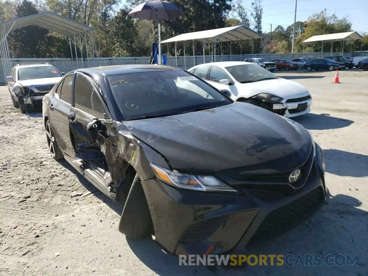 1 Photograph of a damaged car 4T1G11AK9LU903788 TOYOTA CAMRY 2020