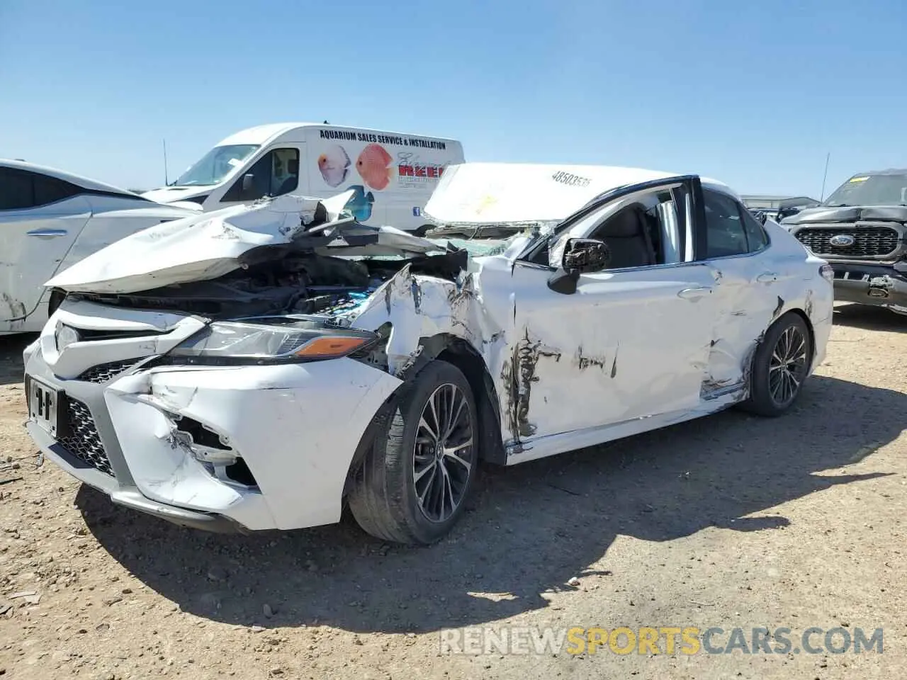 1 Photograph of a damaged car 4T1G11AK9LU906593 TOYOTA CAMRY 2020