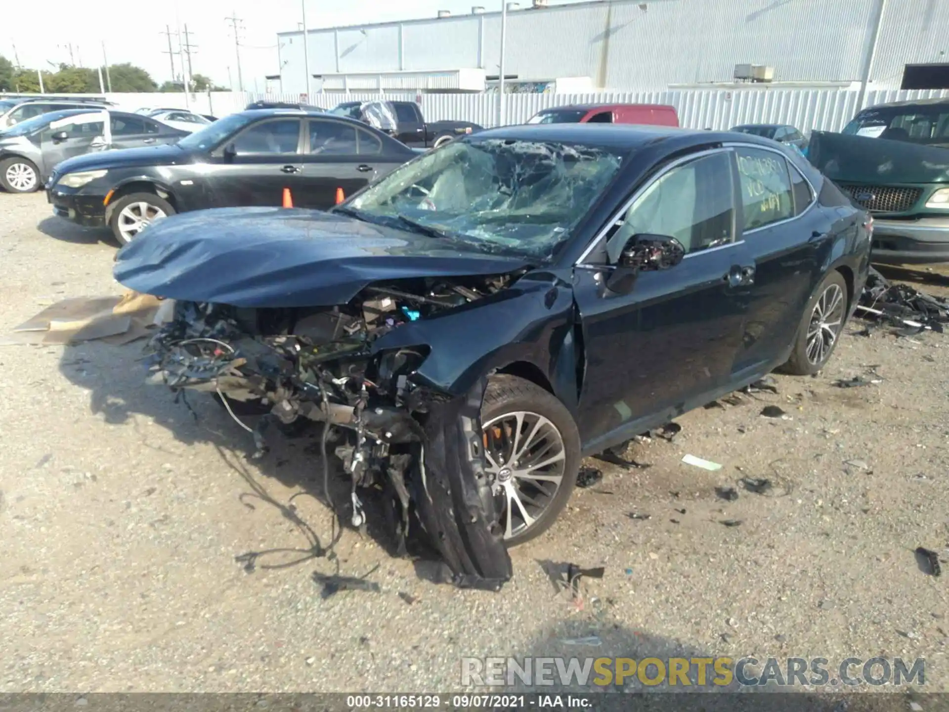 2 Photograph of a damaged car 4T1G11AK9LU915892 TOYOTA CAMRY 2020