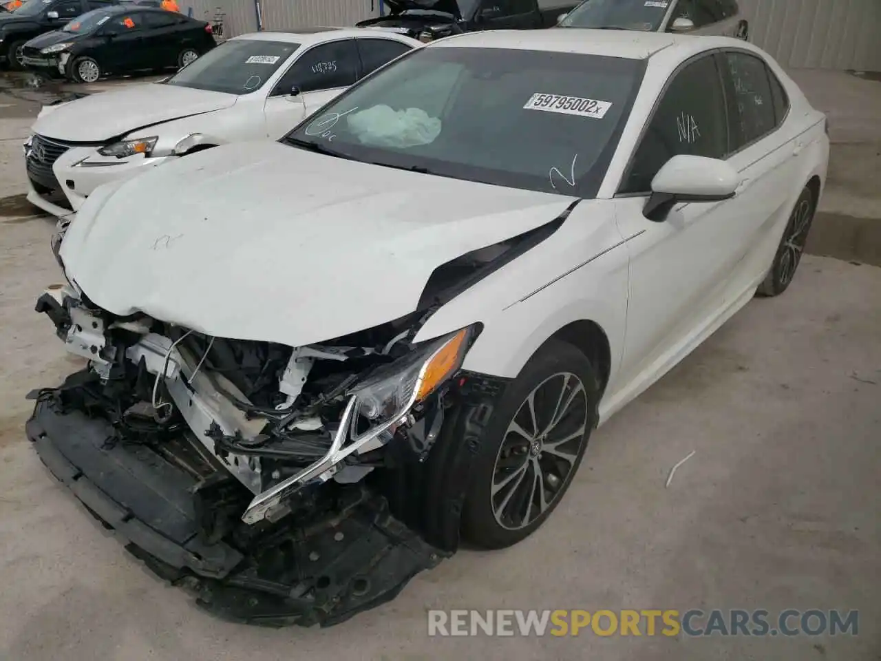 2 Photograph of a damaged car 4T1G11AK9LU933082 TOYOTA CAMRY 2020