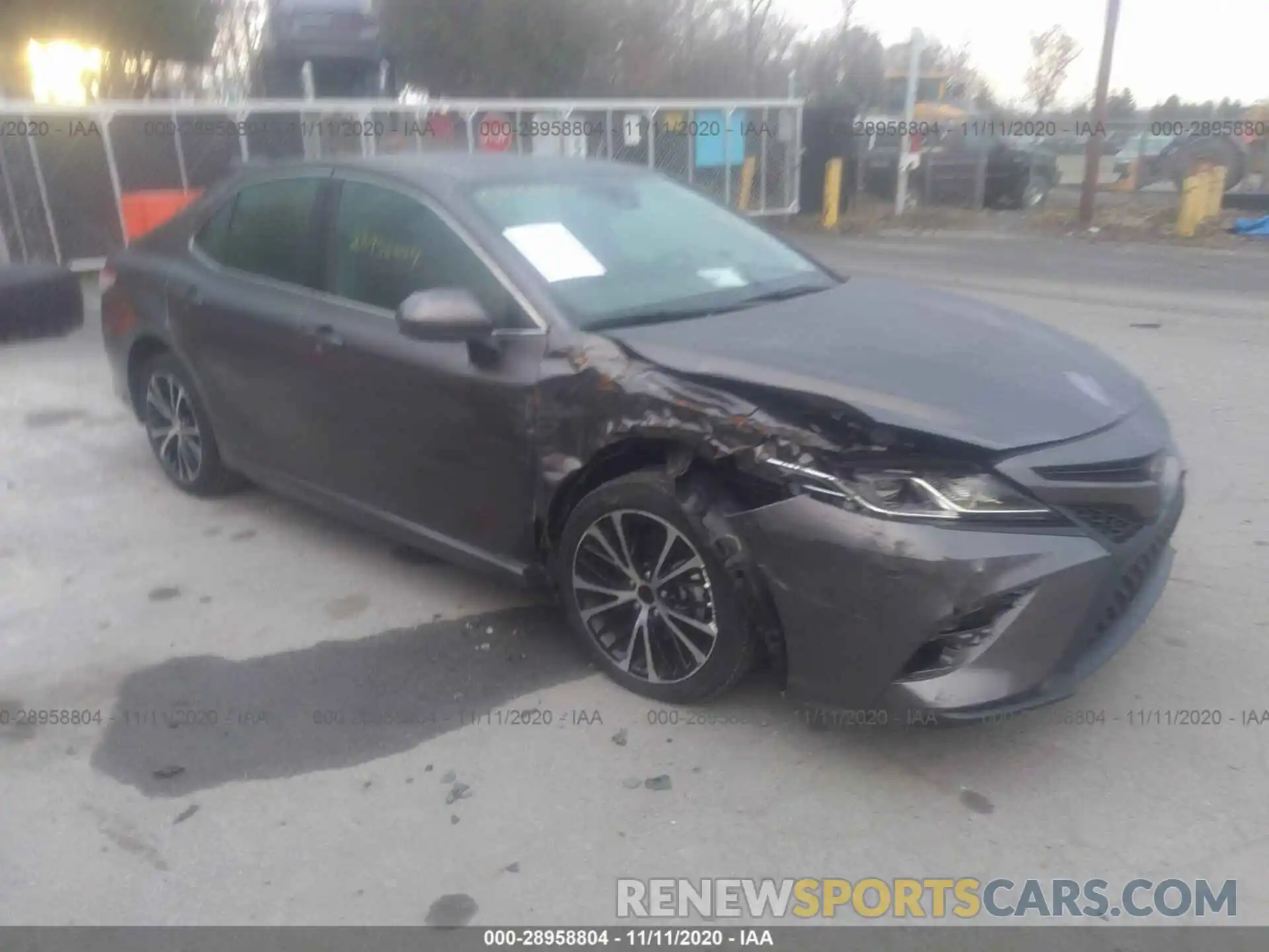 1 Photograph of a damaged car 4T1G11AK9LU939125 TOYOTA CAMRY 2020