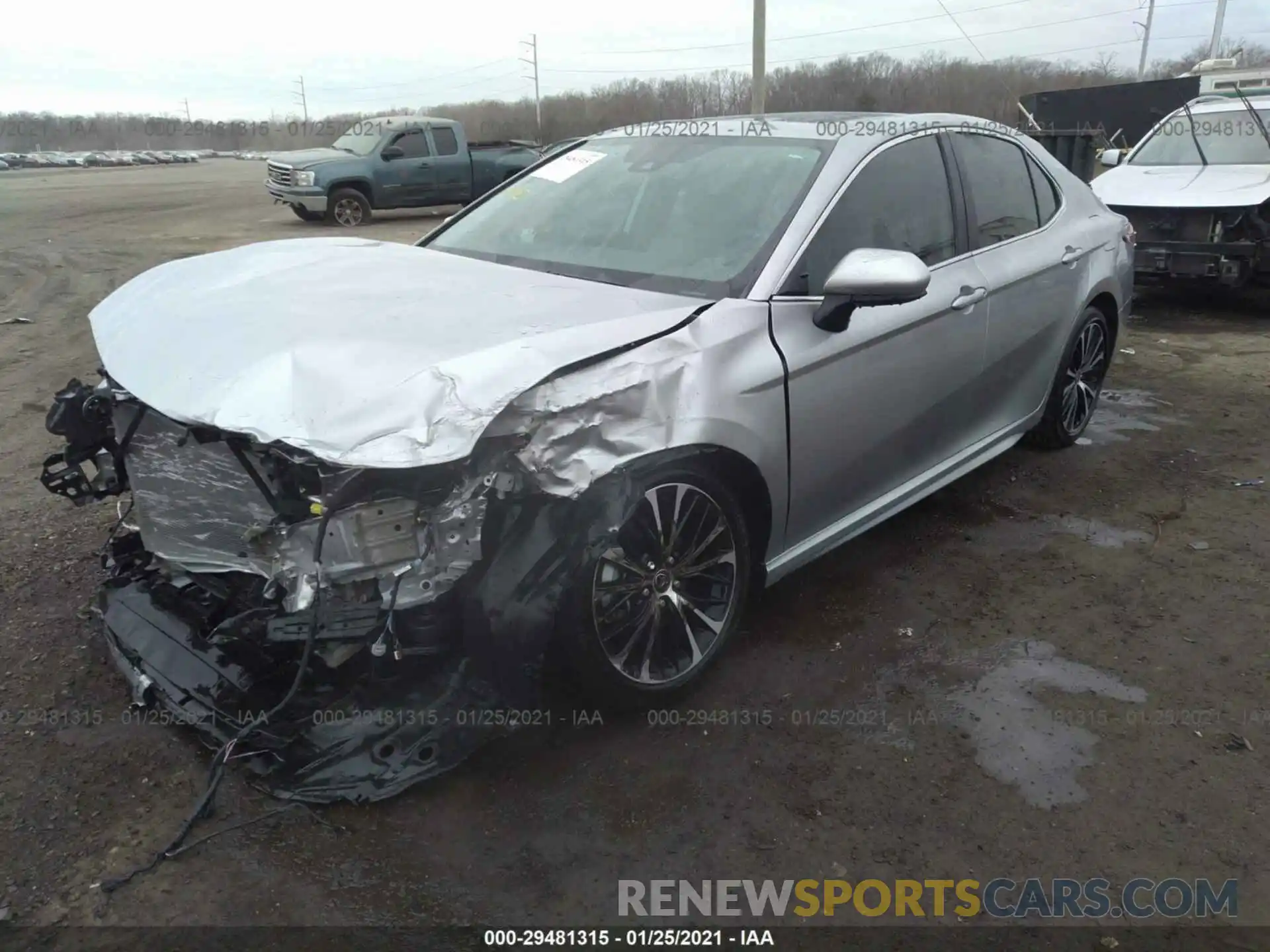 2 Photograph of a damaged car 4T1G11AK9LU952568 TOYOTA CAMRY 2020