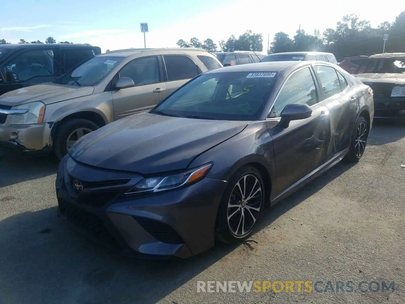 2 Photograph of a damaged car 4T1G11AK9LU962582 TOYOTA CAMRY 2020