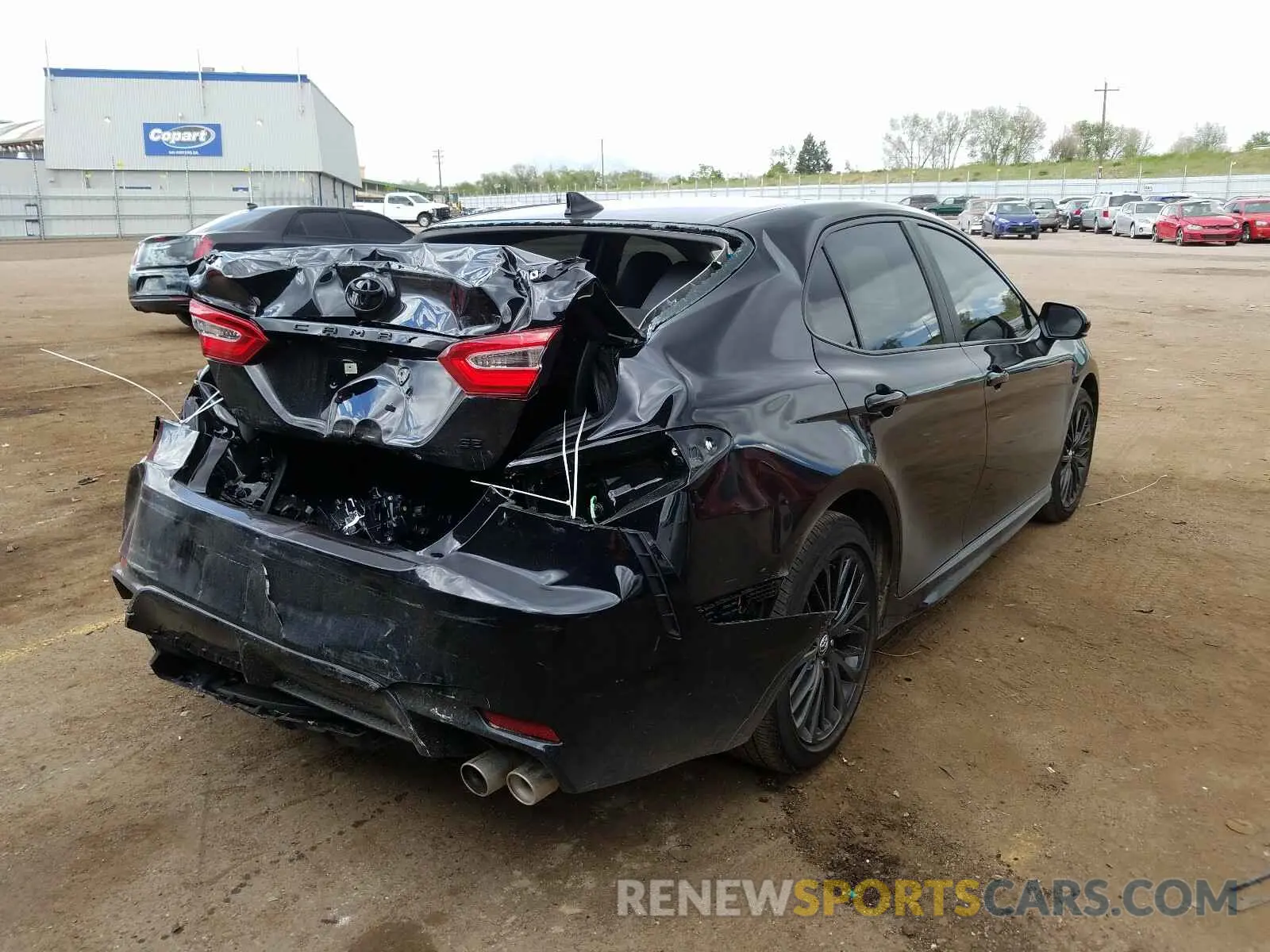 4 Photograph of a damaged car 4T1G11AKXLU303233 TOYOTA CAMRY 2020
