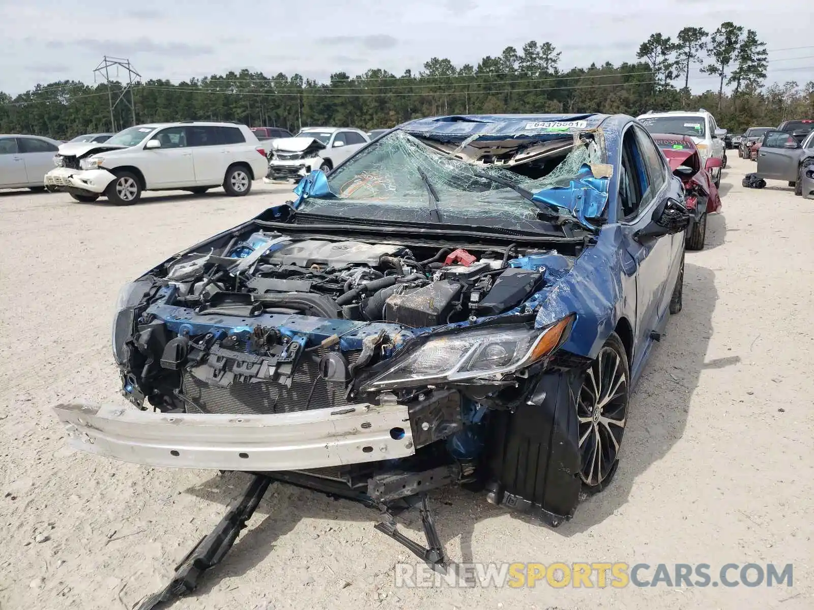 2 Photograph of a damaged car 4T1G11AKXLU304429 TOYOTA CAMRY 2020