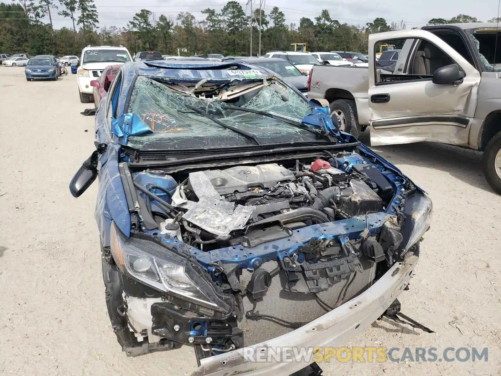 9 Photograph of a damaged car 4T1G11AKXLU304429 TOYOTA CAMRY 2020