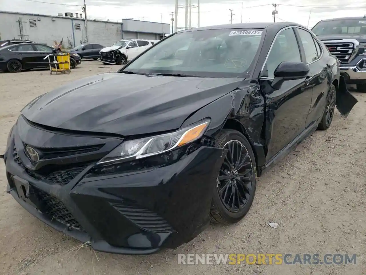 2 Photograph of a damaged car 4T1G11AKXLU310098 TOYOTA CAMRY 2020