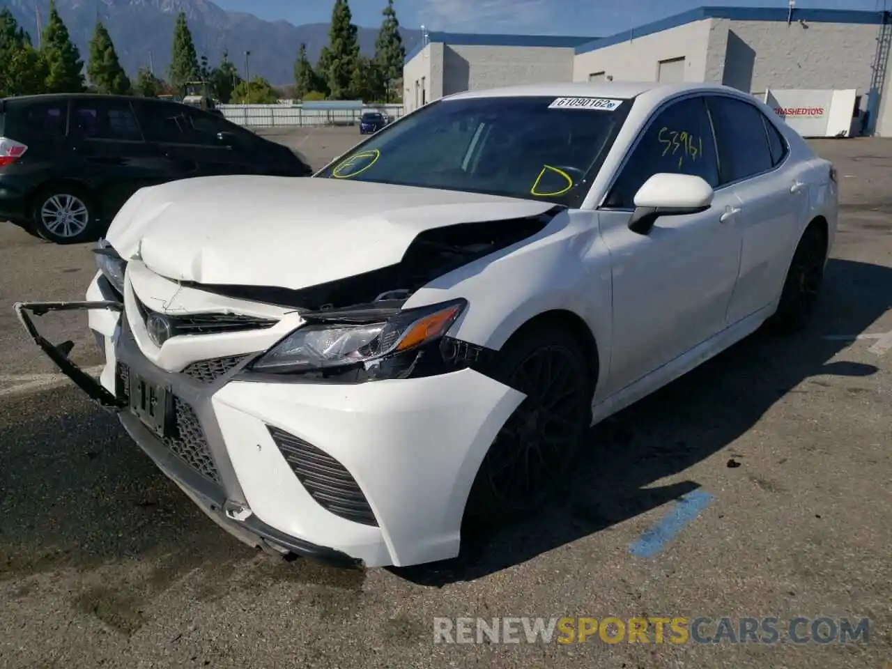 2 Photograph of a damaged car 4T1G11AKXLU311641 TOYOTA CAMRY 2020