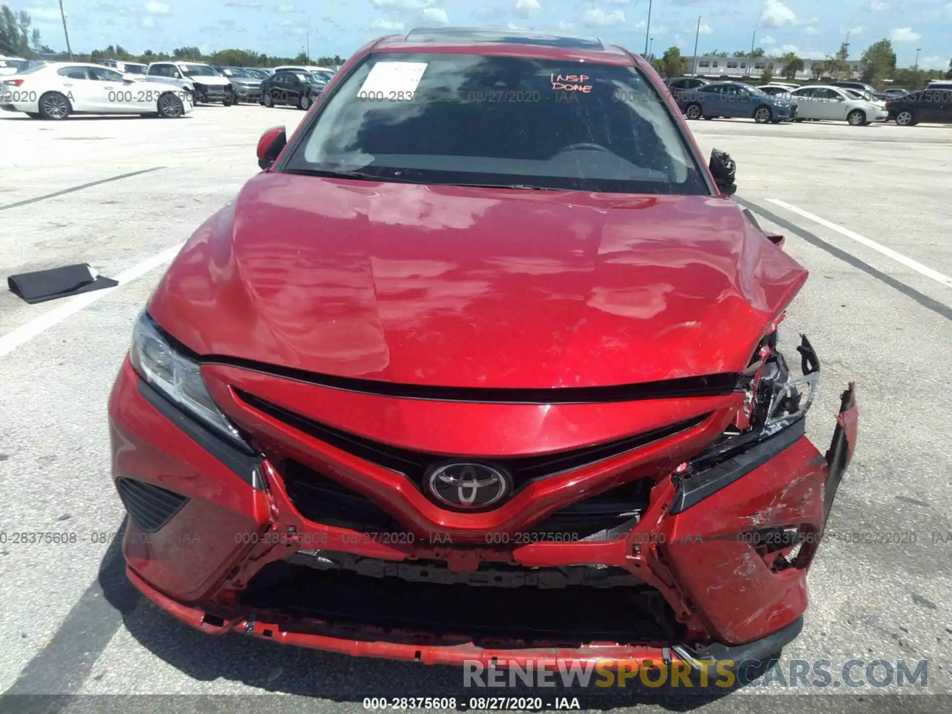 6 Photograph of a damaged car 4T1G11AKXLU312434 TOYOTA CAMRY 2020