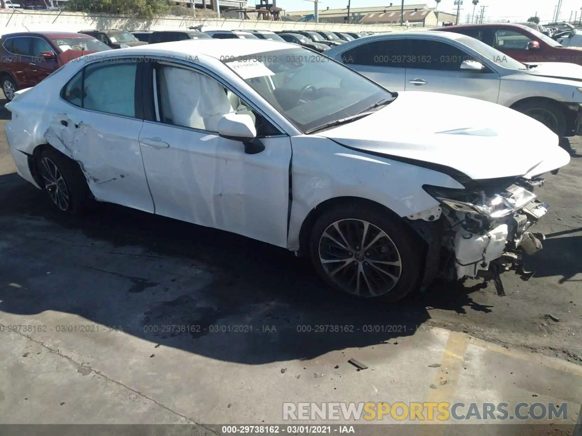 1 Photograph of a damaged car 4T1G11AKXLU312532 TOYOTA CAMRY 2020