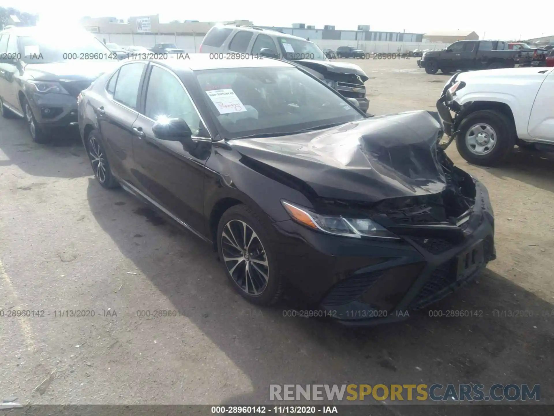 1 Photograph of a damaged car 4T1G11AKXLU317892 TOYOTA CAMRY 2020