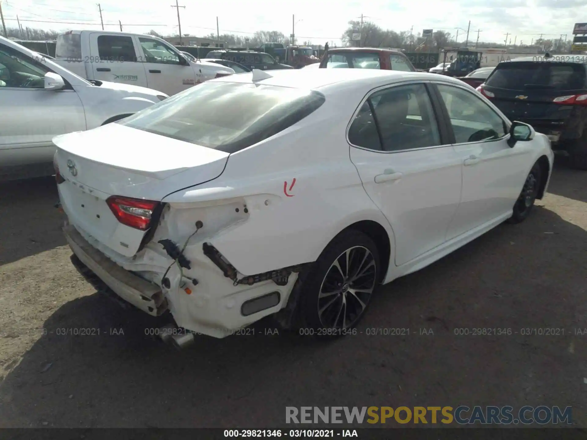 4 Photograph of a damaged car 4T1G11AKXLU329895 TOYOTA CAMRY 2020