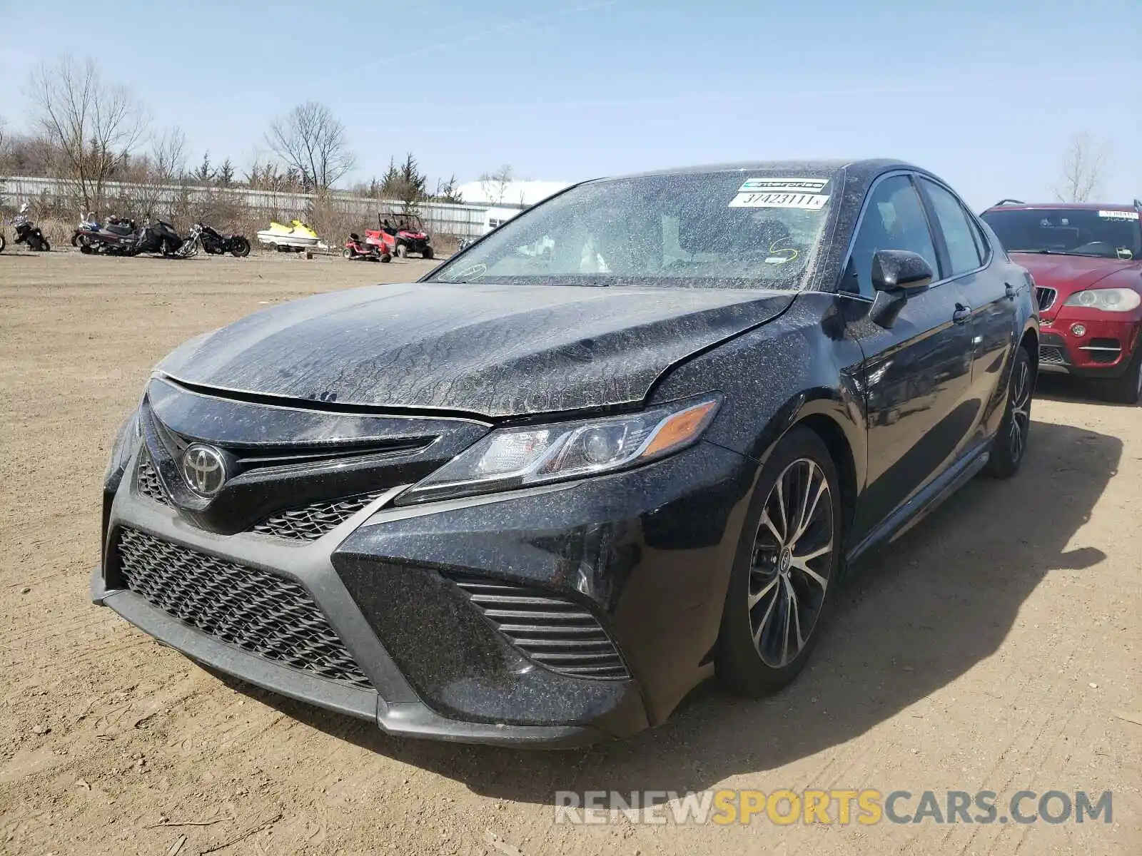 2 Photograph of a damaged car 4T1G11AKXLU333994 TOYOTA CAMRY 2020