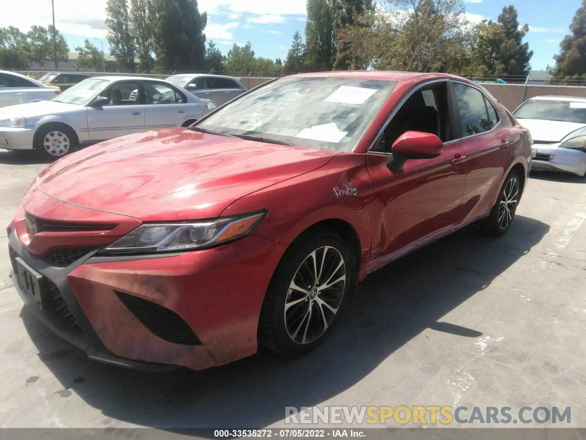 6 Photograph of a damaged car 4T1G11AKXLU342856 TOYOTA CAMRY 2020