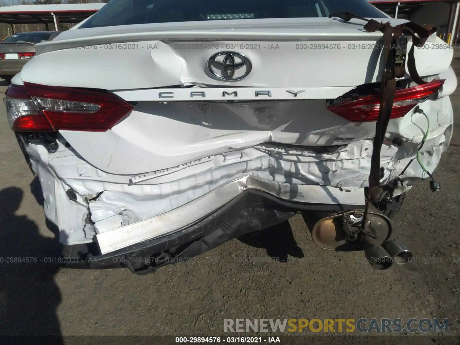 6 Photograph of a damaged car 4T1G11AKXLU344123 TOYOTA CAMRY 2020