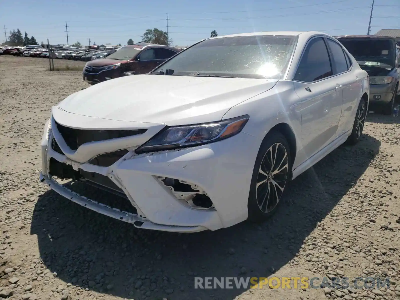 2 Photograph of a damaged car 4T1G11AKXLU353999 TOYOTA CAMRY 2020