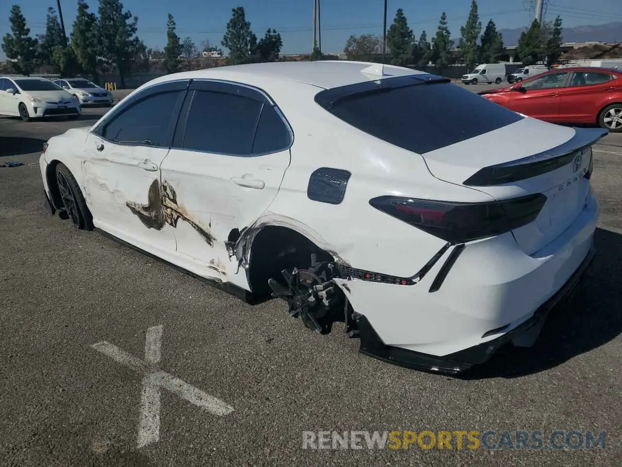 2 Photograph of a damaged car 4T1G11AKXLU355459 TOYOTA CAMRY 2020
