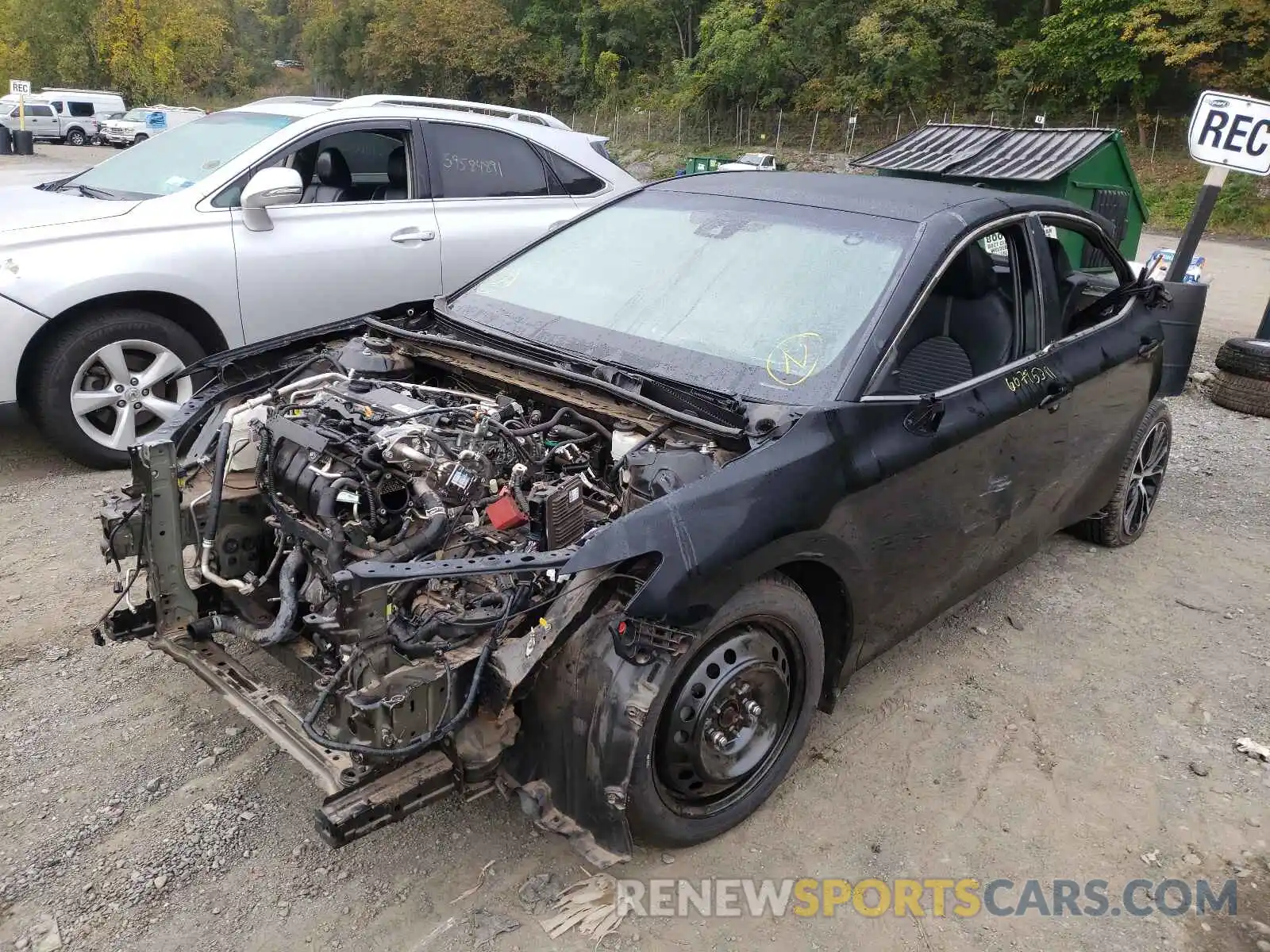 2 Photograph of a damaged car 4T1G11AKXLU364792 TOYOTA CAMRY 2020