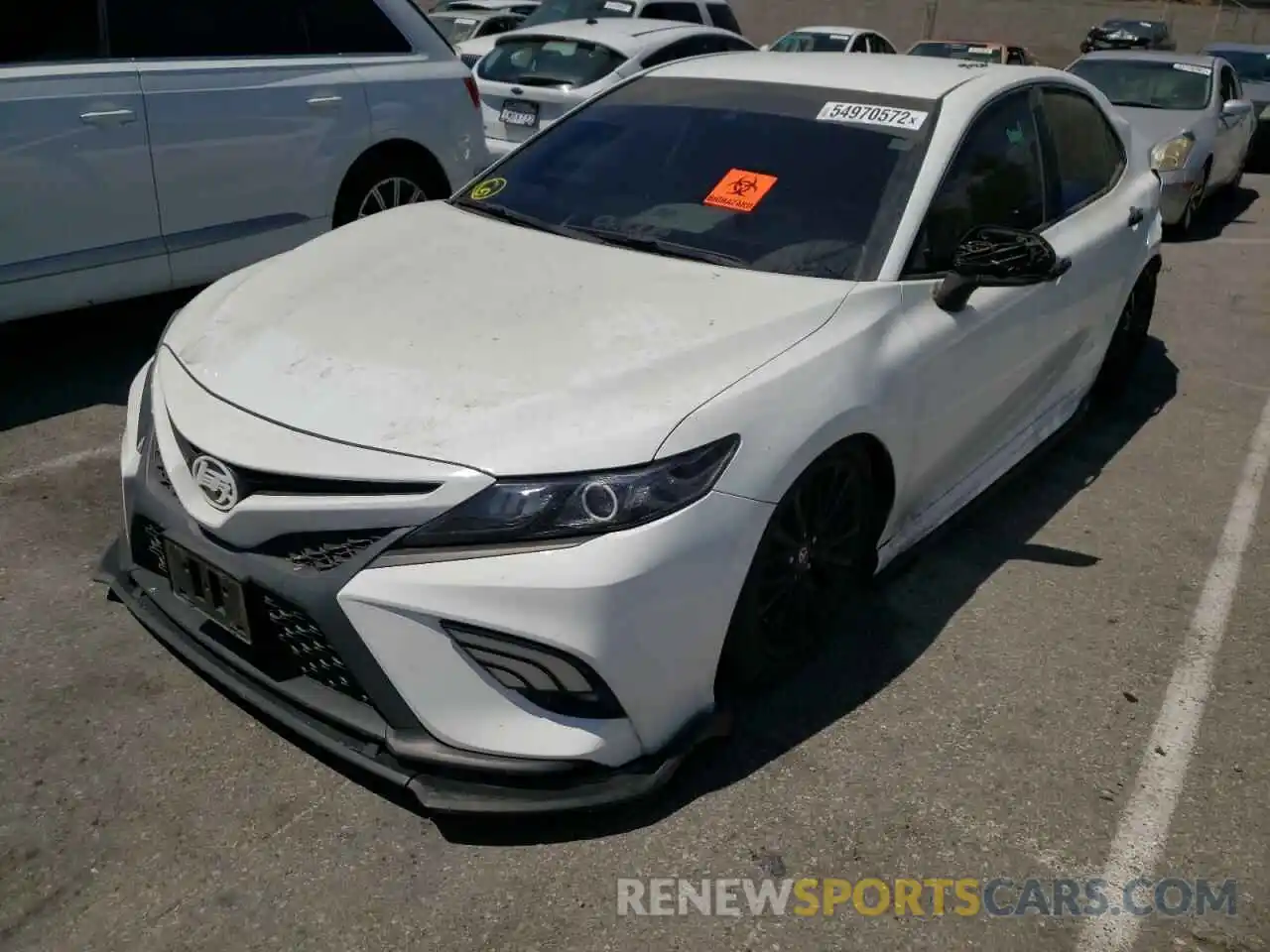 1 Photograph of a damaged car 4T1G11AKXLU372312 TOYOTA CAMRY 2020