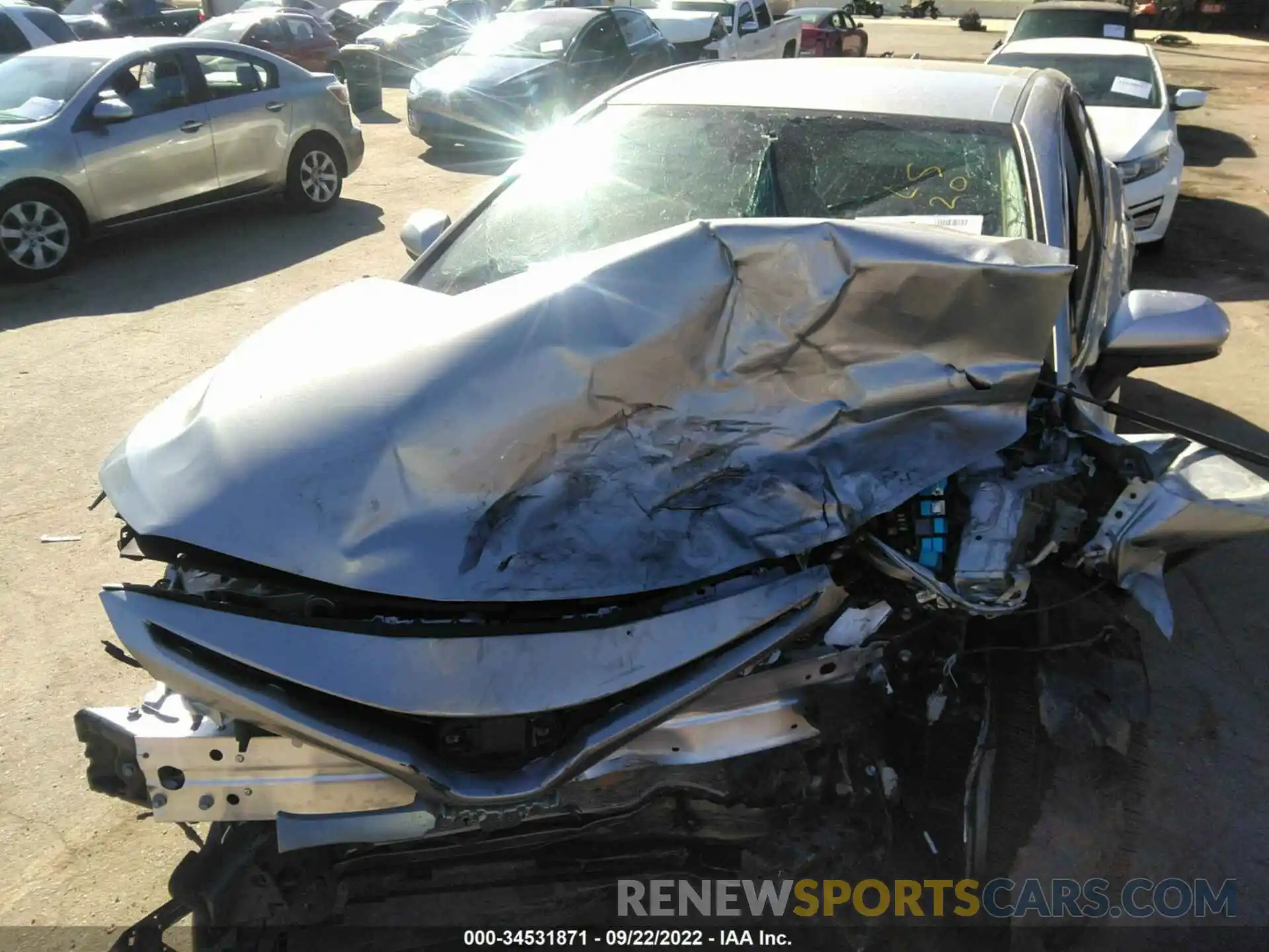 6 Photograph of a damaged car 4T1G11AKXLU859574 TOYOTA CAMRY 2020