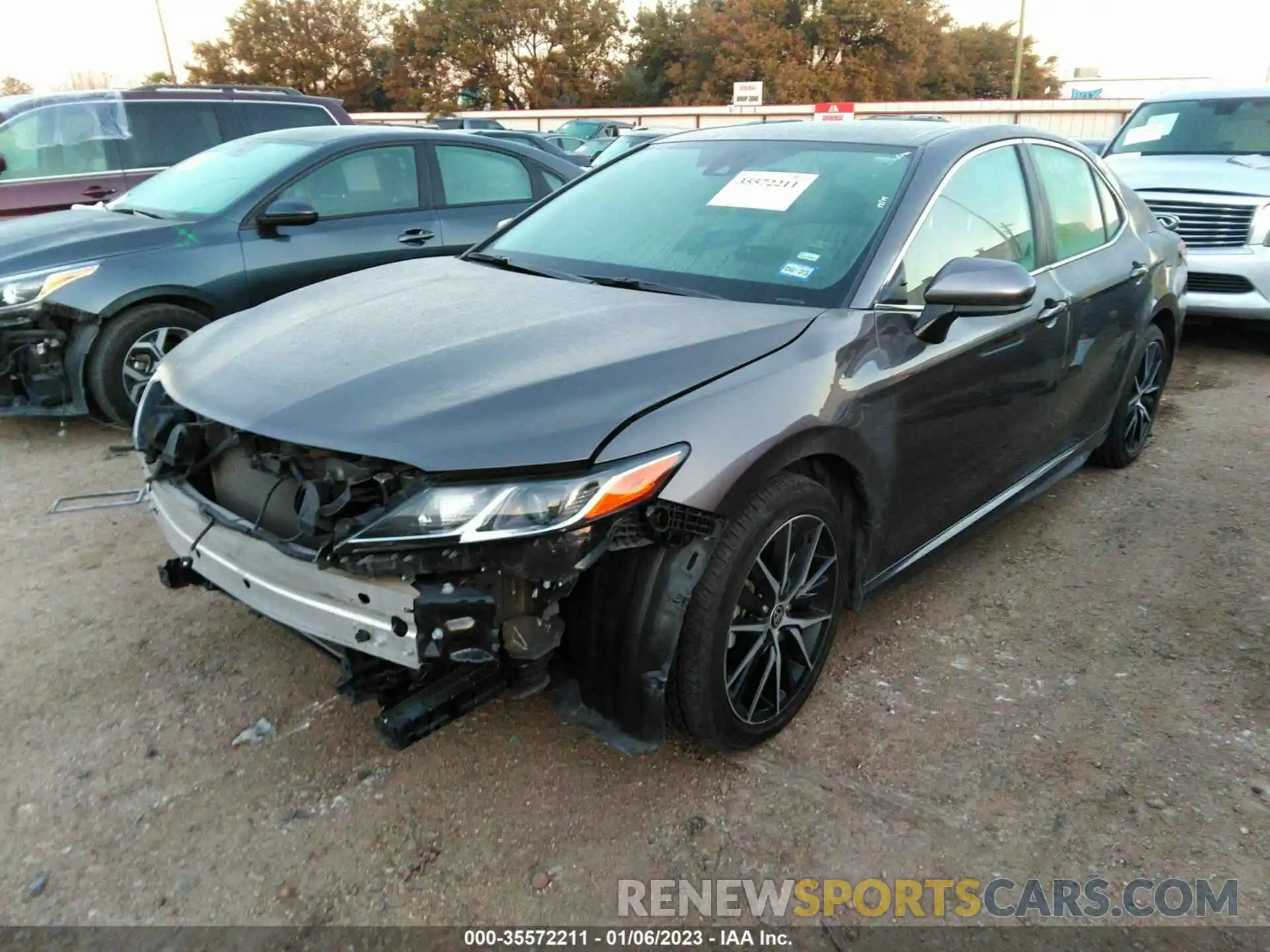 2 Photograph of a damaged car 4T1G11AKXLU865018 TOYOTA CAMRY 2020